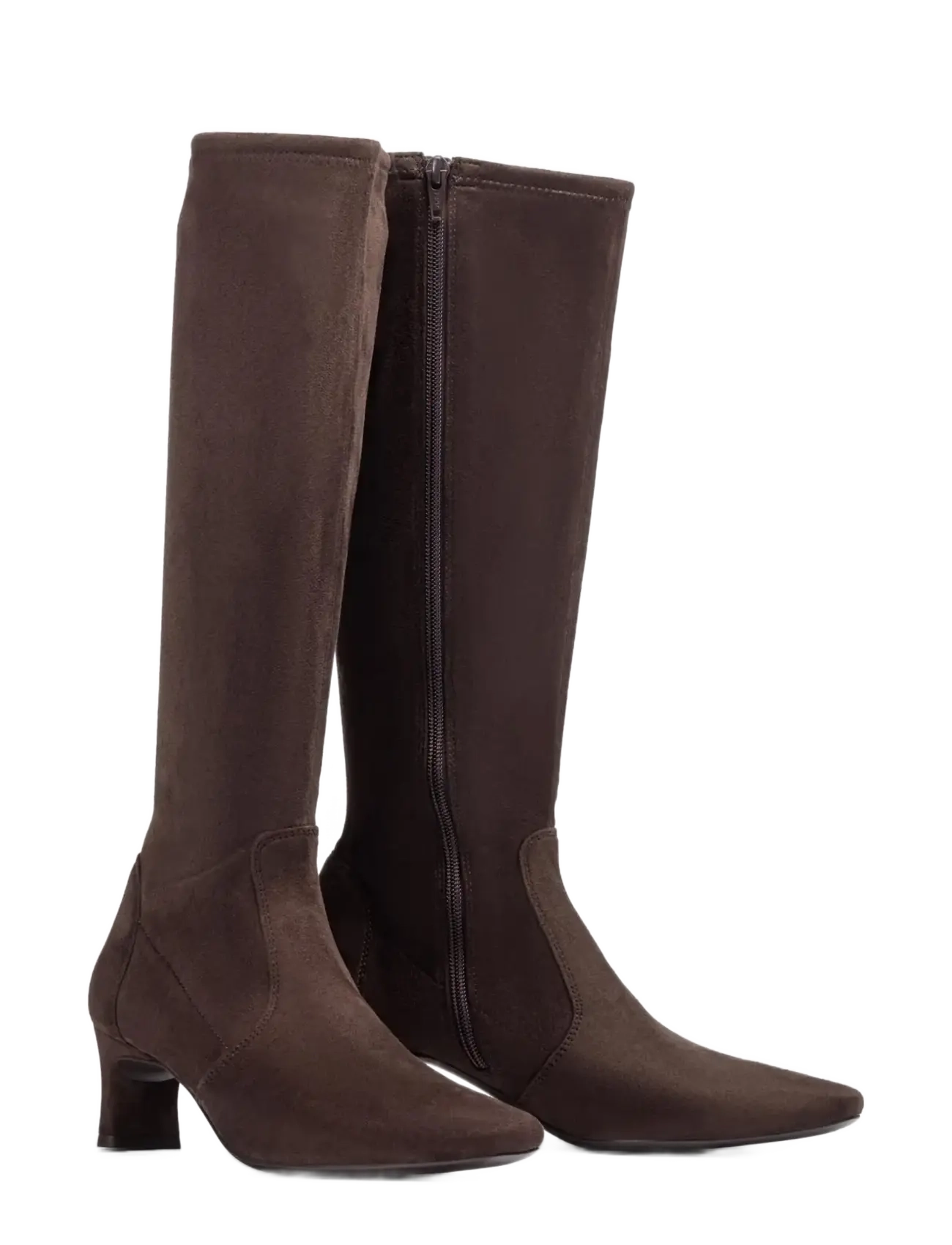 UNISA JUNKERAST - Knee high boots - TESTA / brown