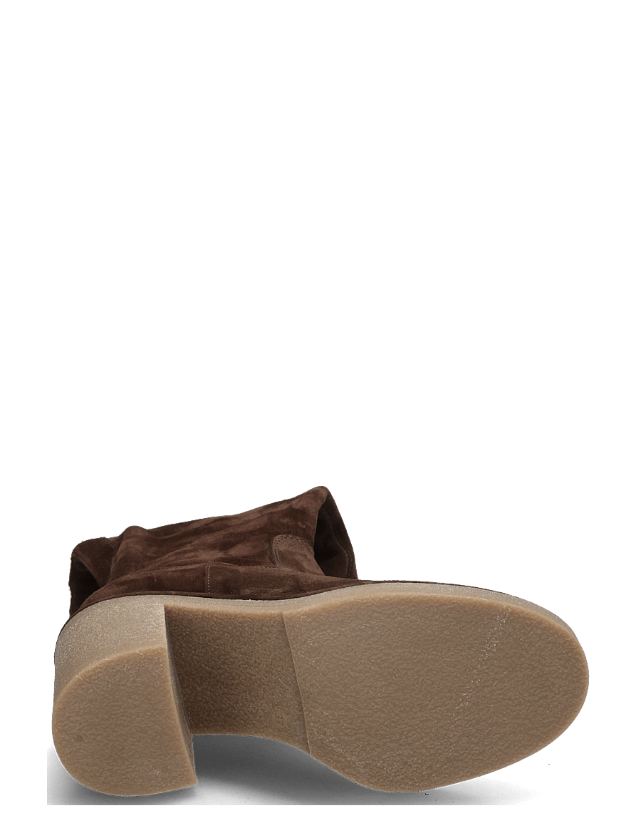 UNISA - KENDRABS - knähöga stövlar - brown - 4