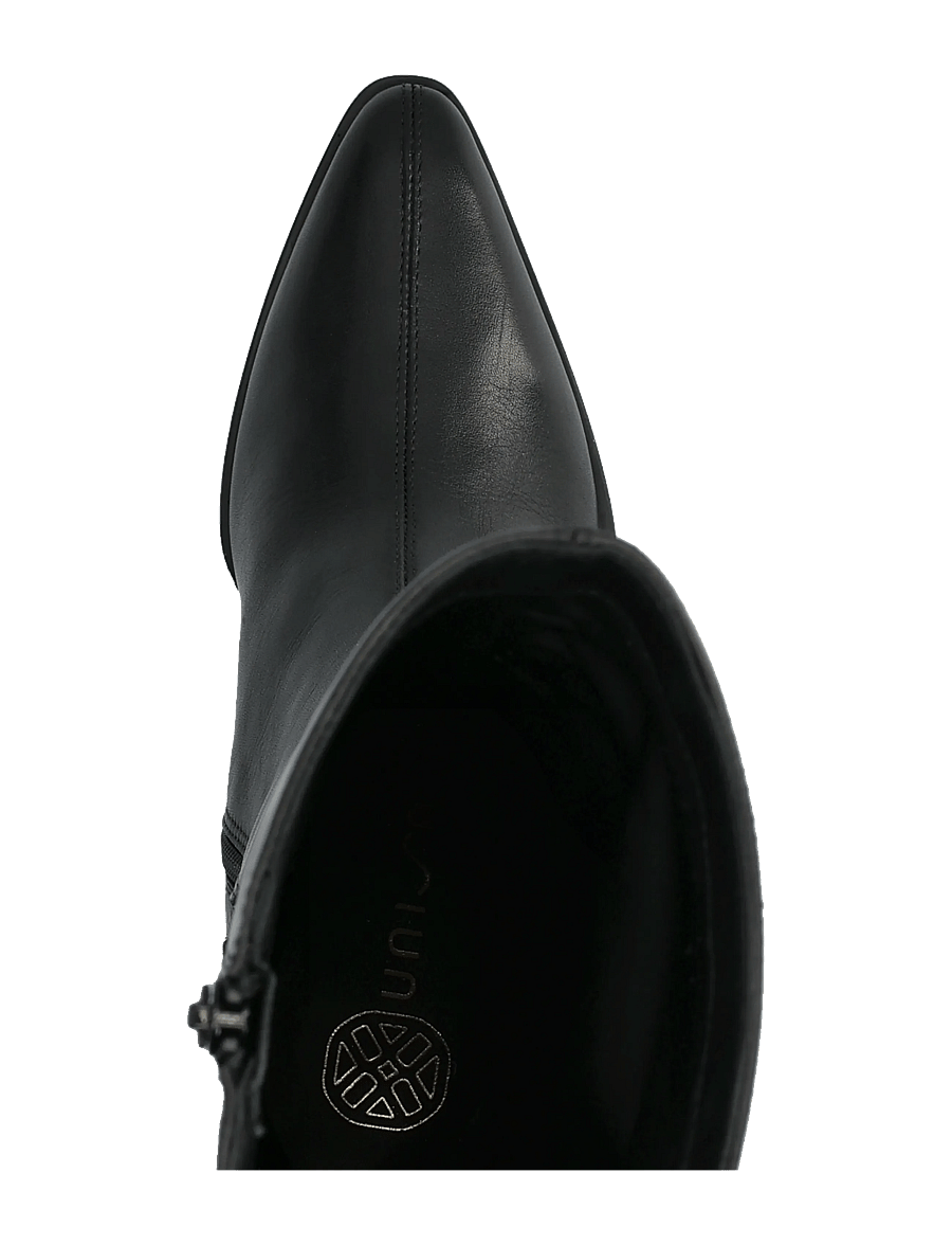 UNISA - LEEDSOR - knähöga stövlar - black - 3