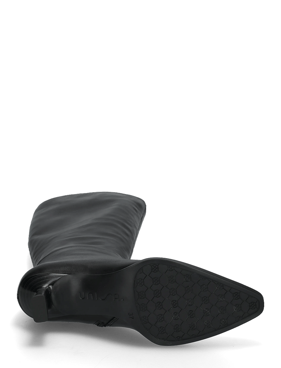 UNISA - LEEDSOR - knähöga stövlar - black - 4