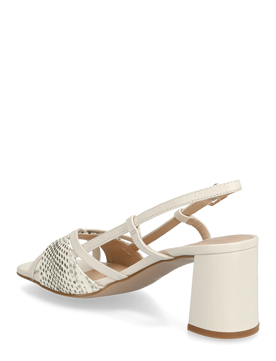 UNISA - MALESNTONG - sandaler med hæl - ivory/naca - 2