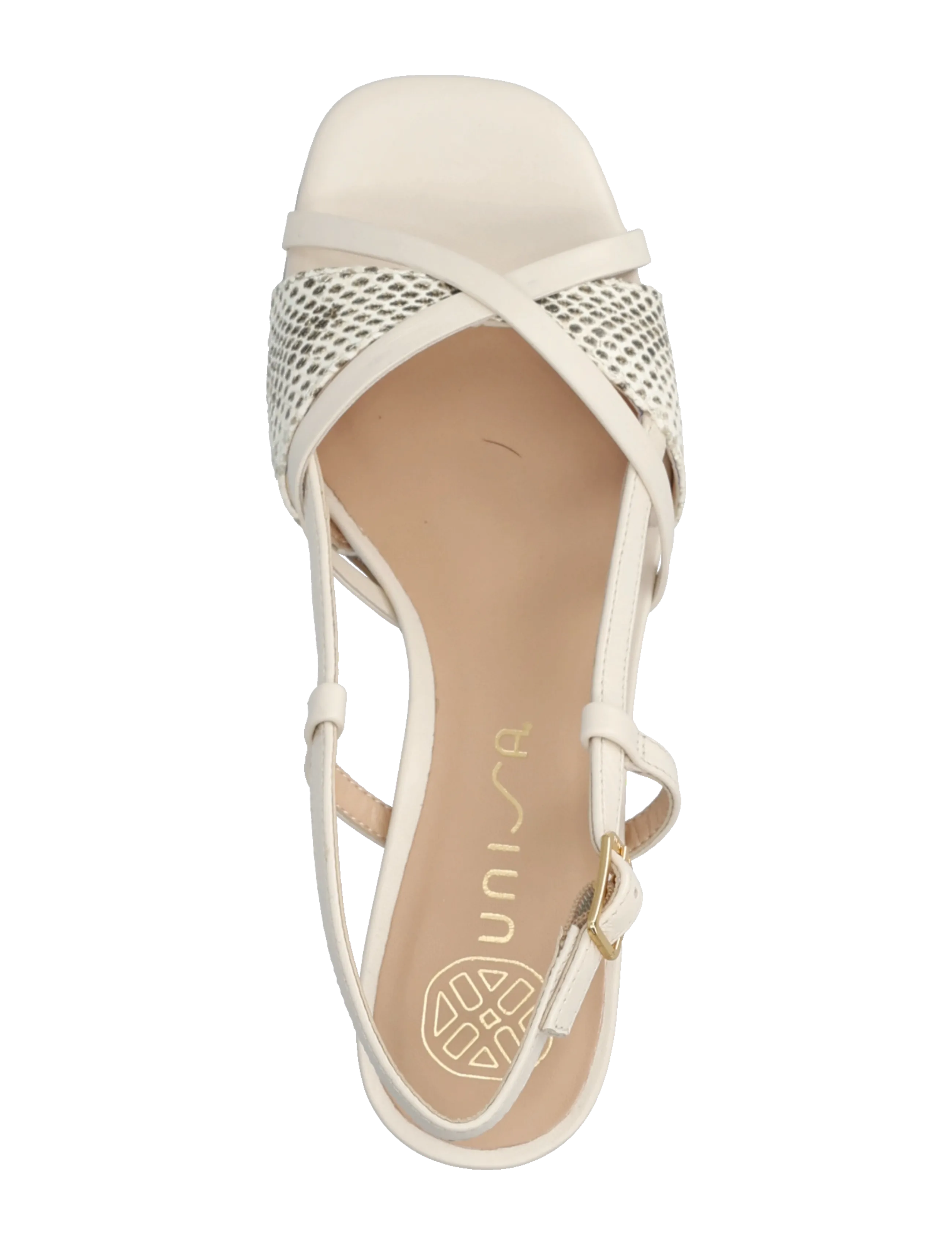 UNISA - MALESNTONG - heeled sandals - ivory/naca - 3