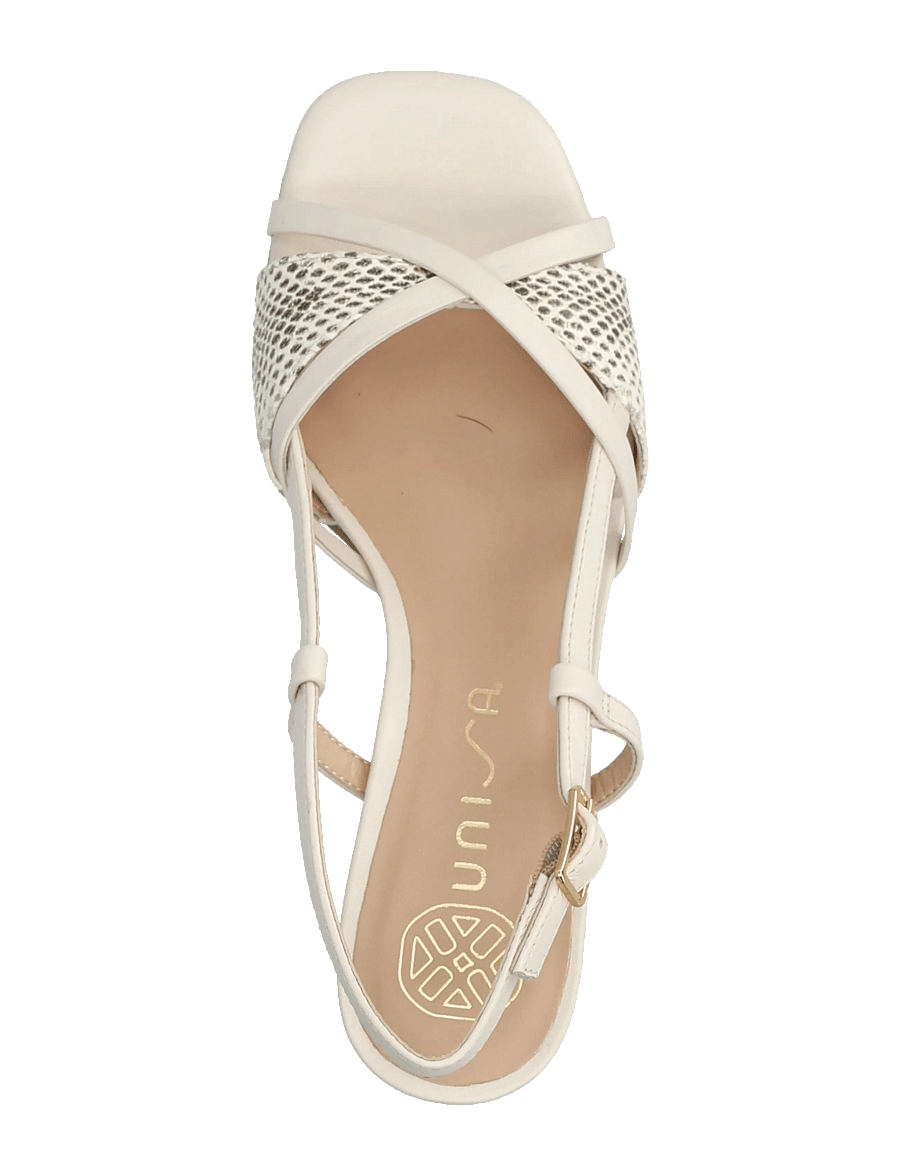 UNISA - MALESNTONG - sandaler med hæl - ivory/naca - 3