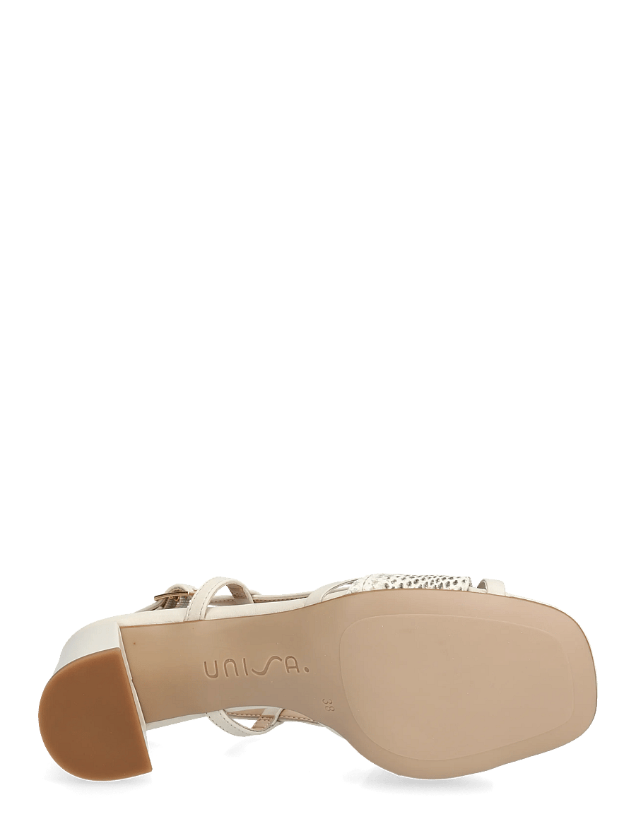 UNISA - MALESNTONG - sandaler med hæl - ivory/naca - 4