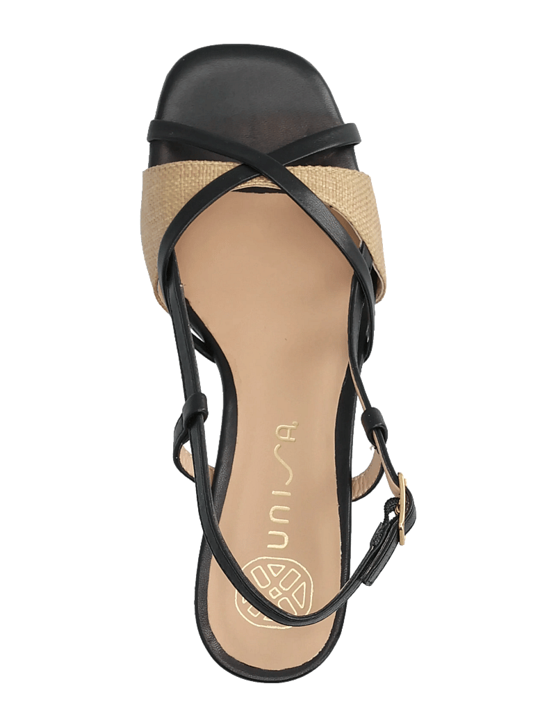 UNISA - MALESNTORN - sandaletten - black/natu - 3