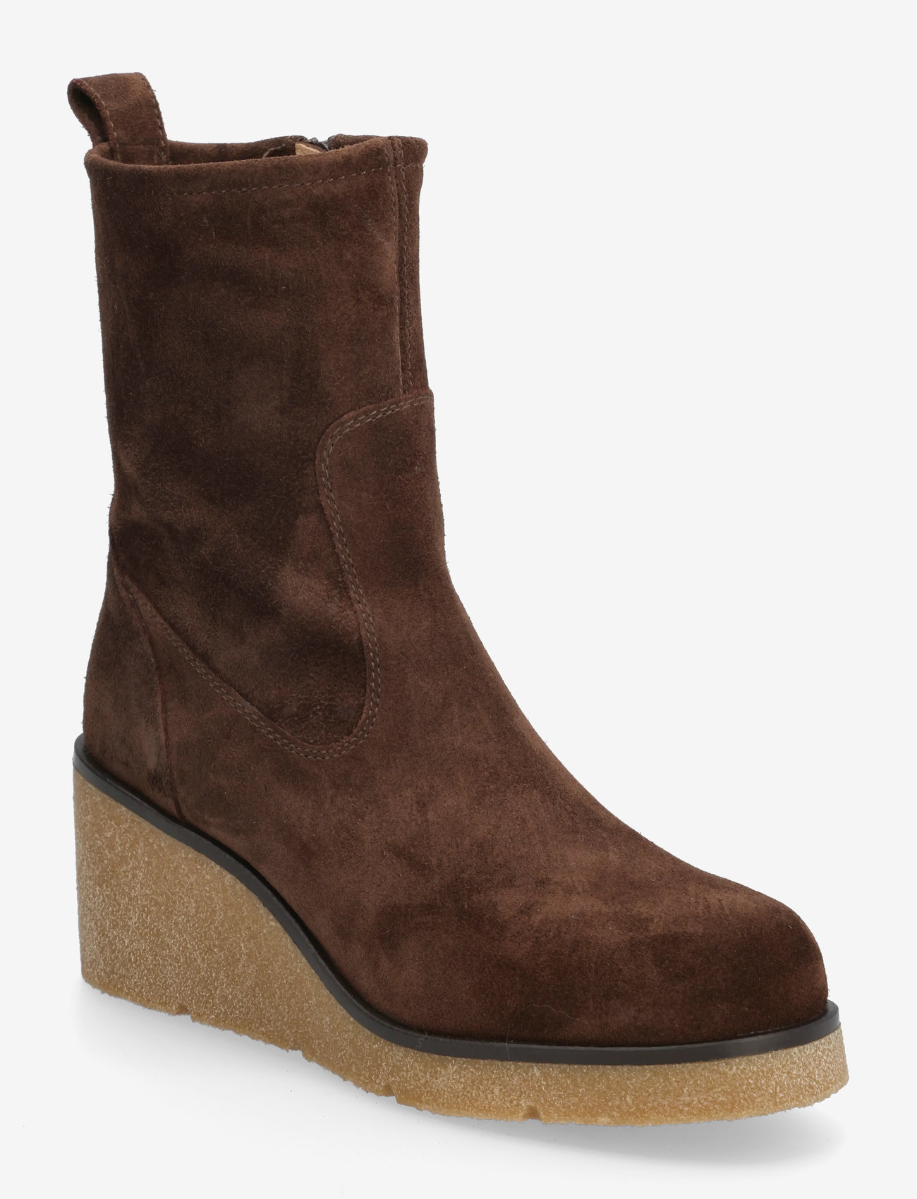 UNISA - MISSF25BS - stiefeletten mit absatz - brown - 0