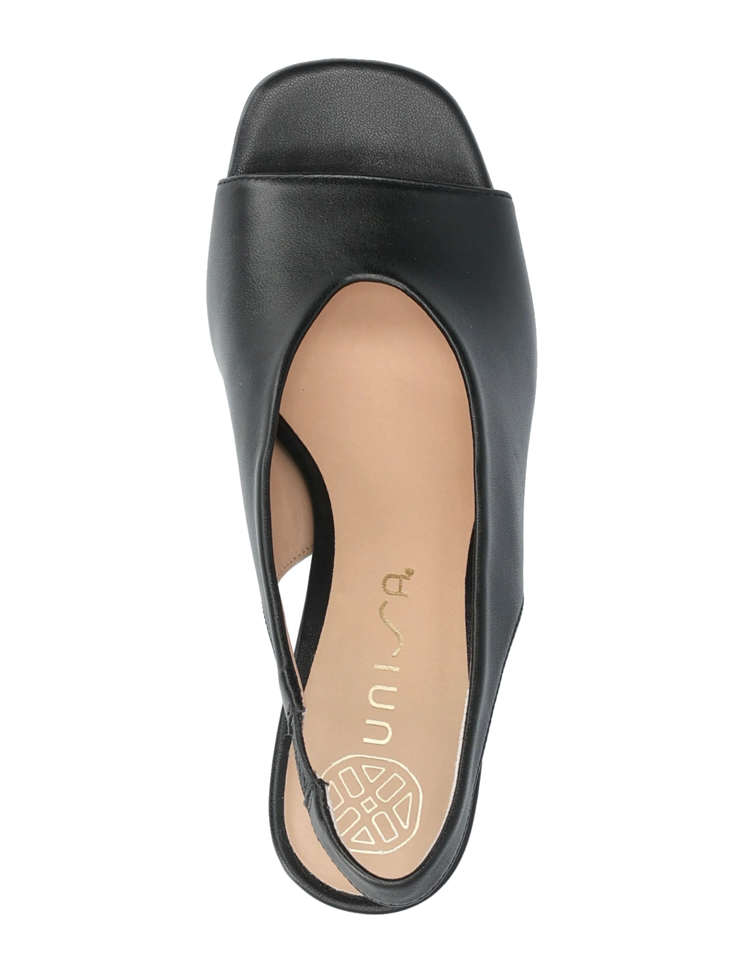 UNISA - MONDY_26_NTO - högklackade slingbacks - black - 3