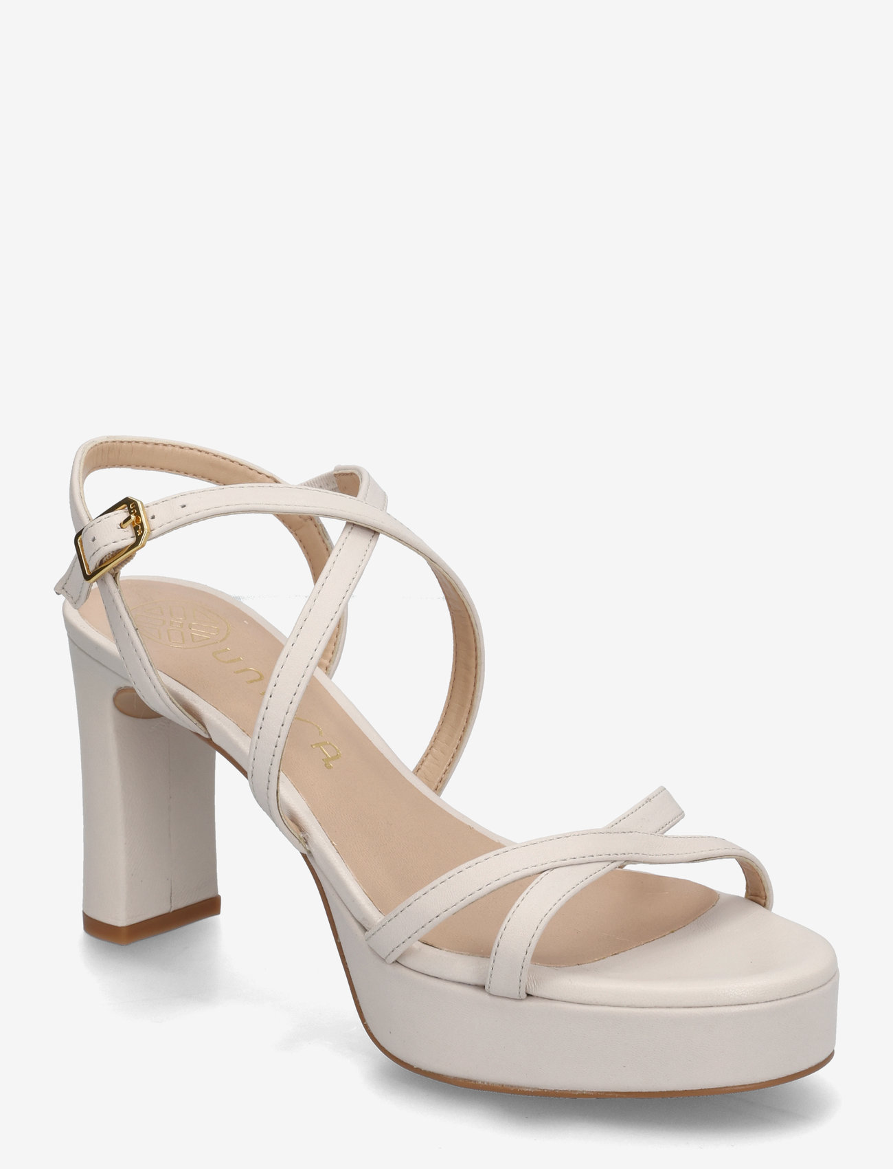 UNISA - OVERNTO - heeled sandals - ivory - 0