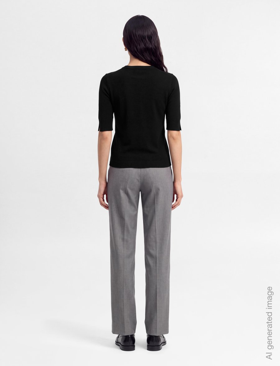 United Colors of Benetton - SWEATER - pullover - black - 4