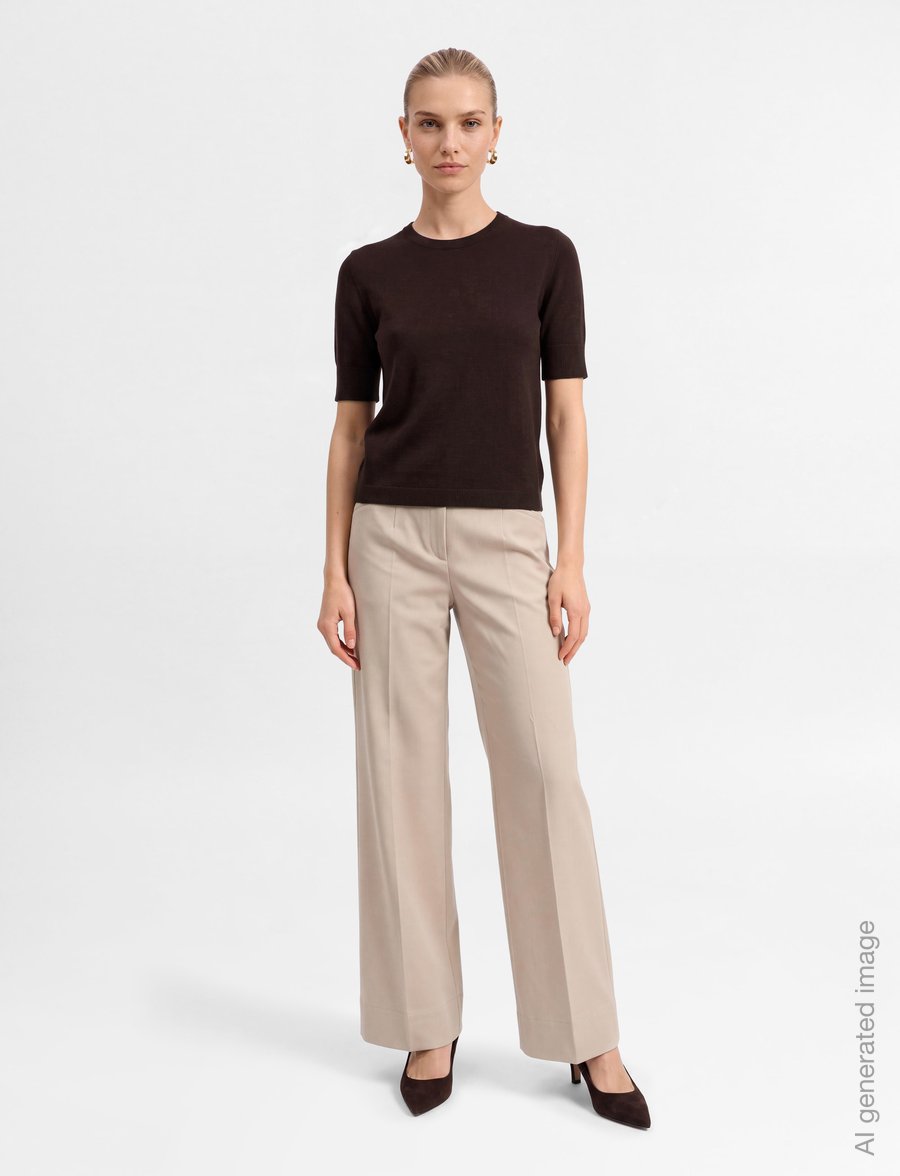 United Colors of Benetton - SWEATER - stickade tröjor - brown - 0