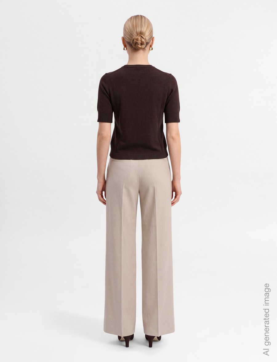 United Colors of Benetton - SWEATER - stickade tröjor - brown - 4