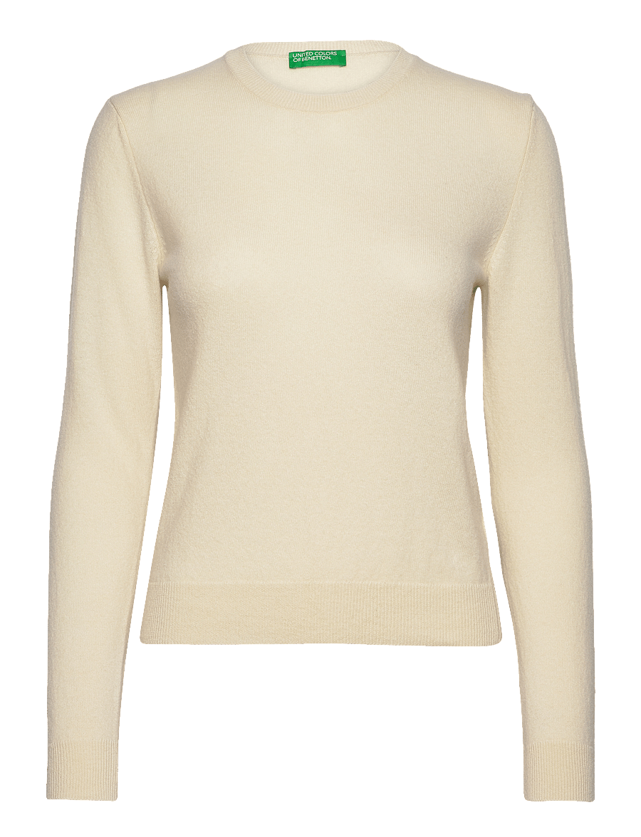 United Colors of Benetton - SWEATER L/S - langærmede toppe - cream - 0