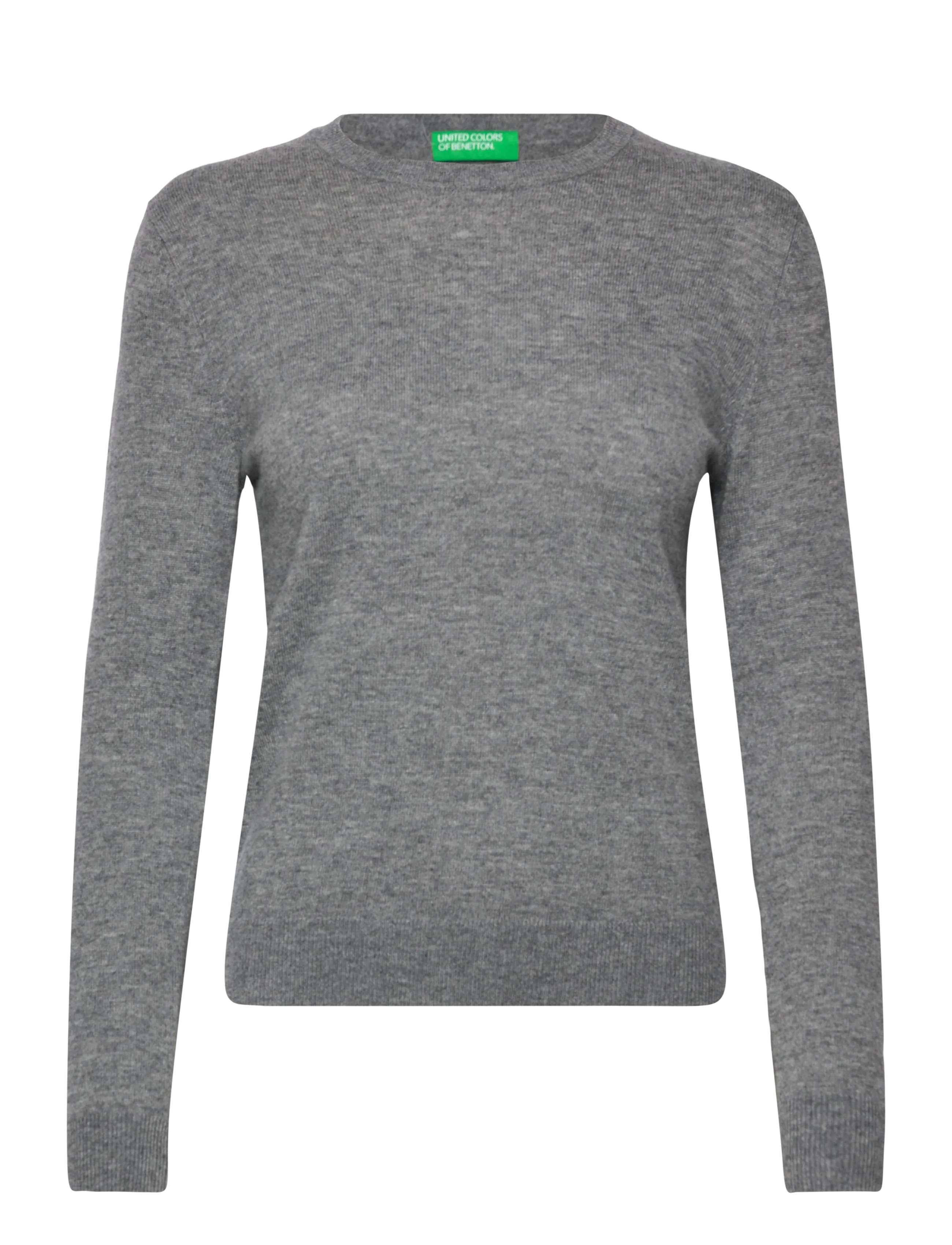United Colors of Benetton SWEATER L/S - Långärmade toppar - GREY / grey