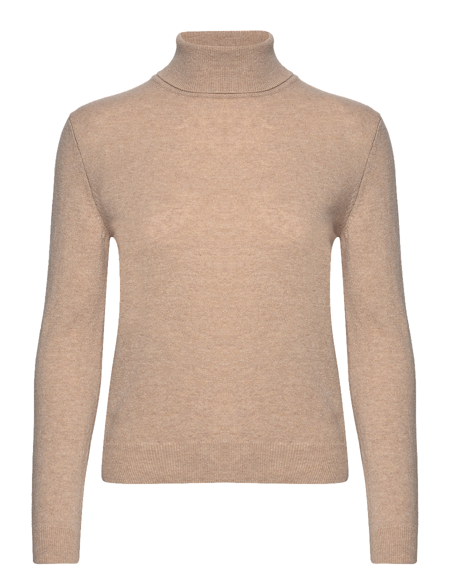 United Colors of Benetton - TURTLE NECK SWEATER - rullekraver - beige - 1