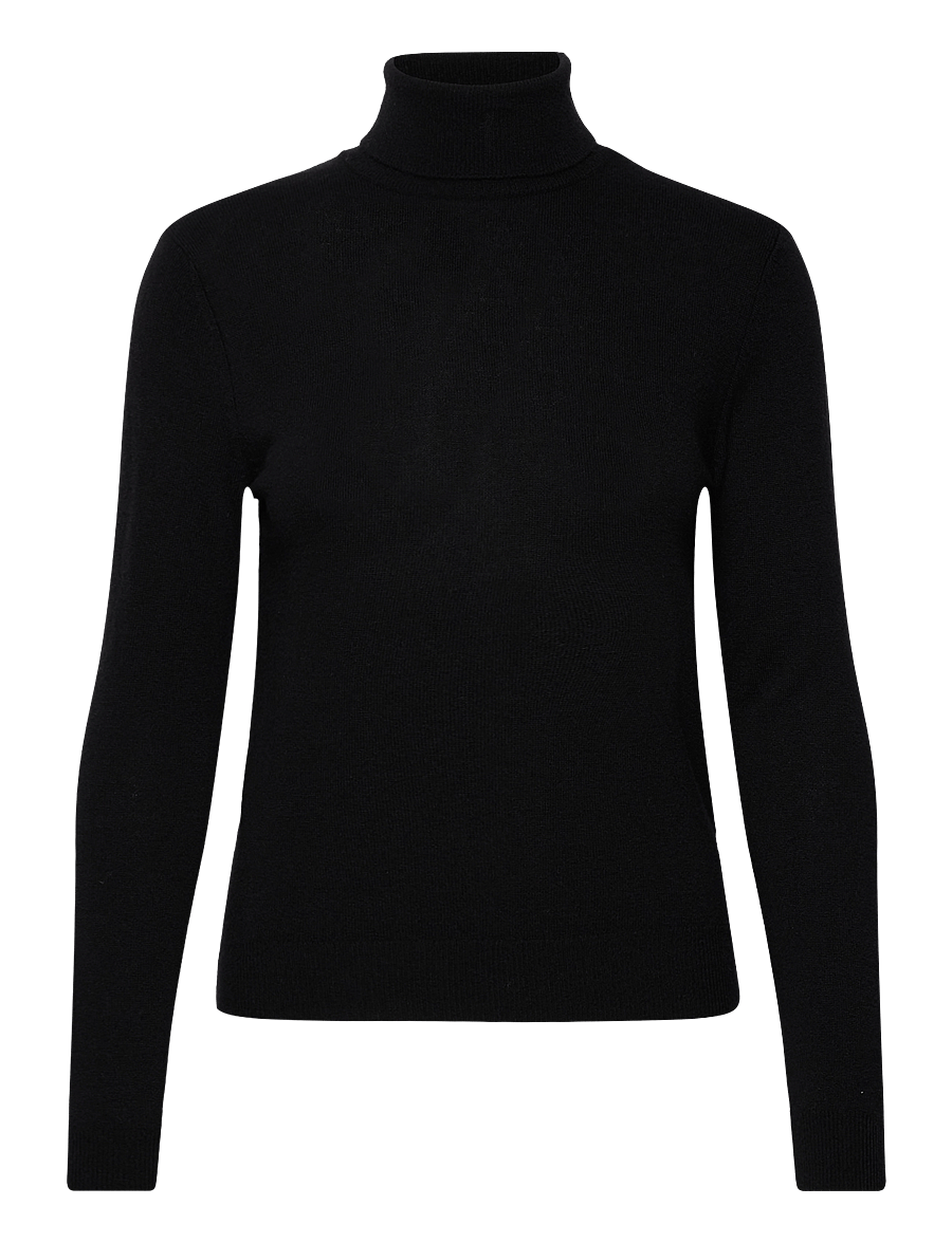 United Colors of Benetton - TURTLE NECK SWEATER - rollkragenpullover - black - 1
