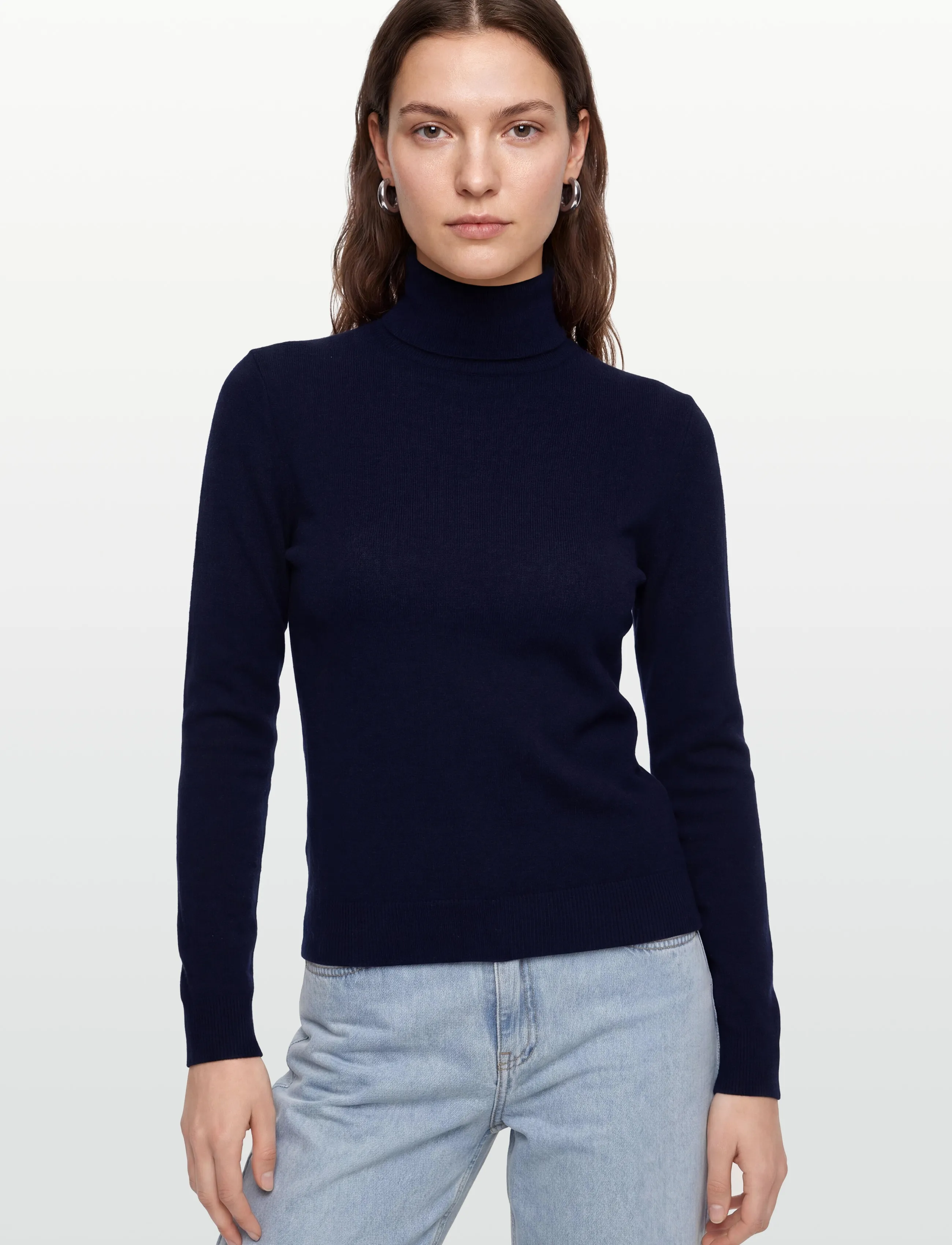 United Colors of Benetton - TURTLE NECK SWEATER - rullekraver - blue - 3
