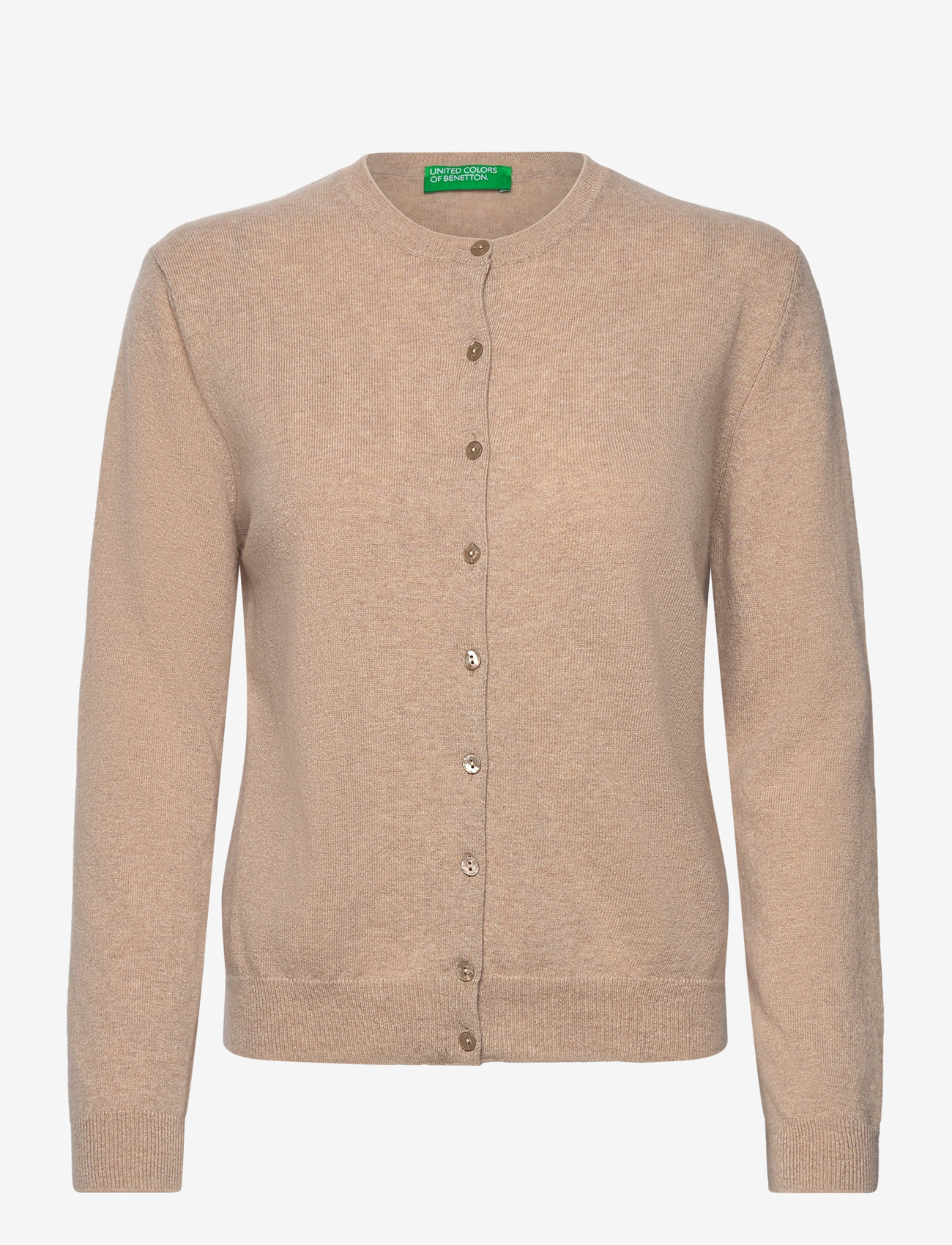 United Colors of Benetton - L/S SWEATER - koftor - beige - 0