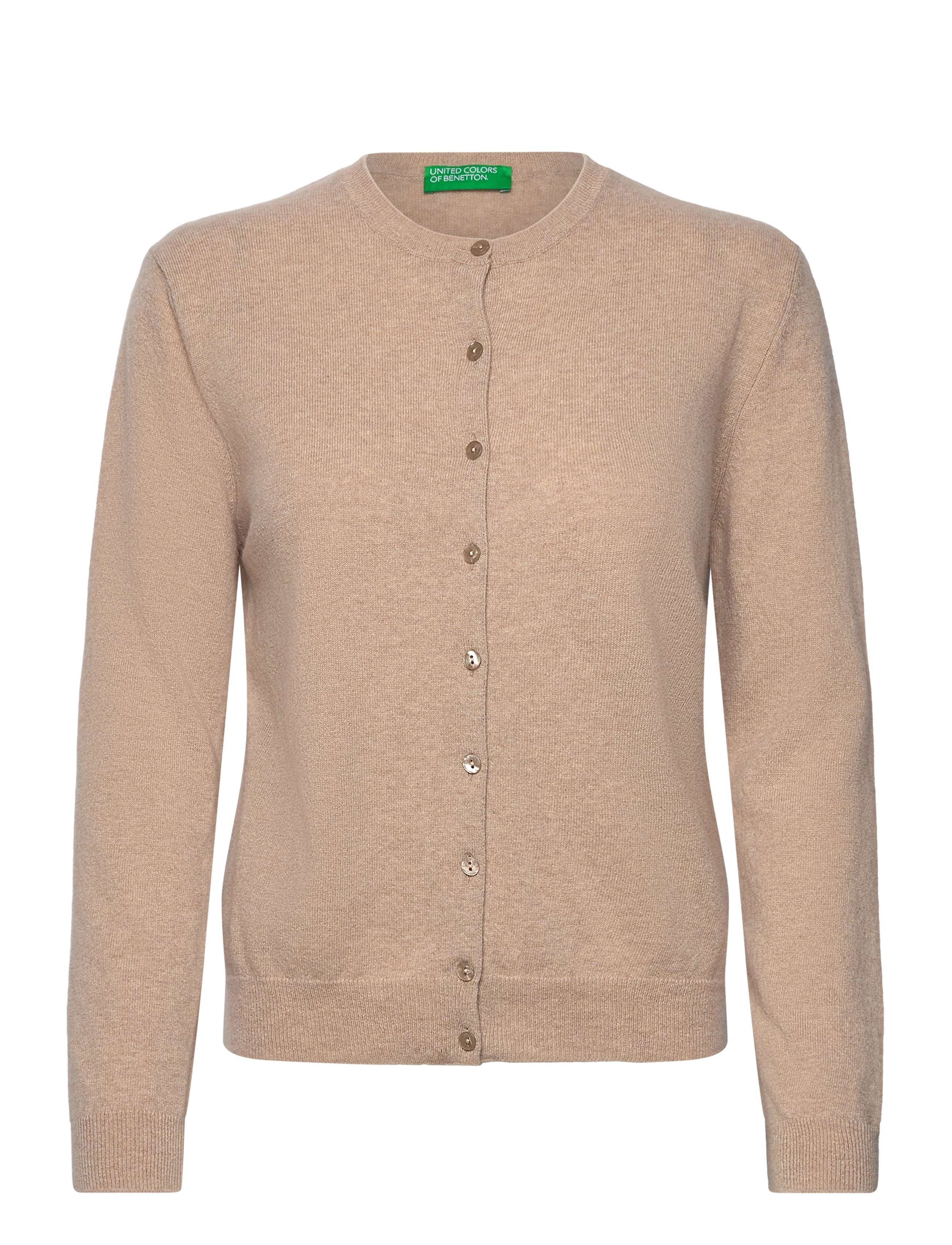 United Colors of Benetton L/S SWEATER - Cardigans - BEIGE / beige