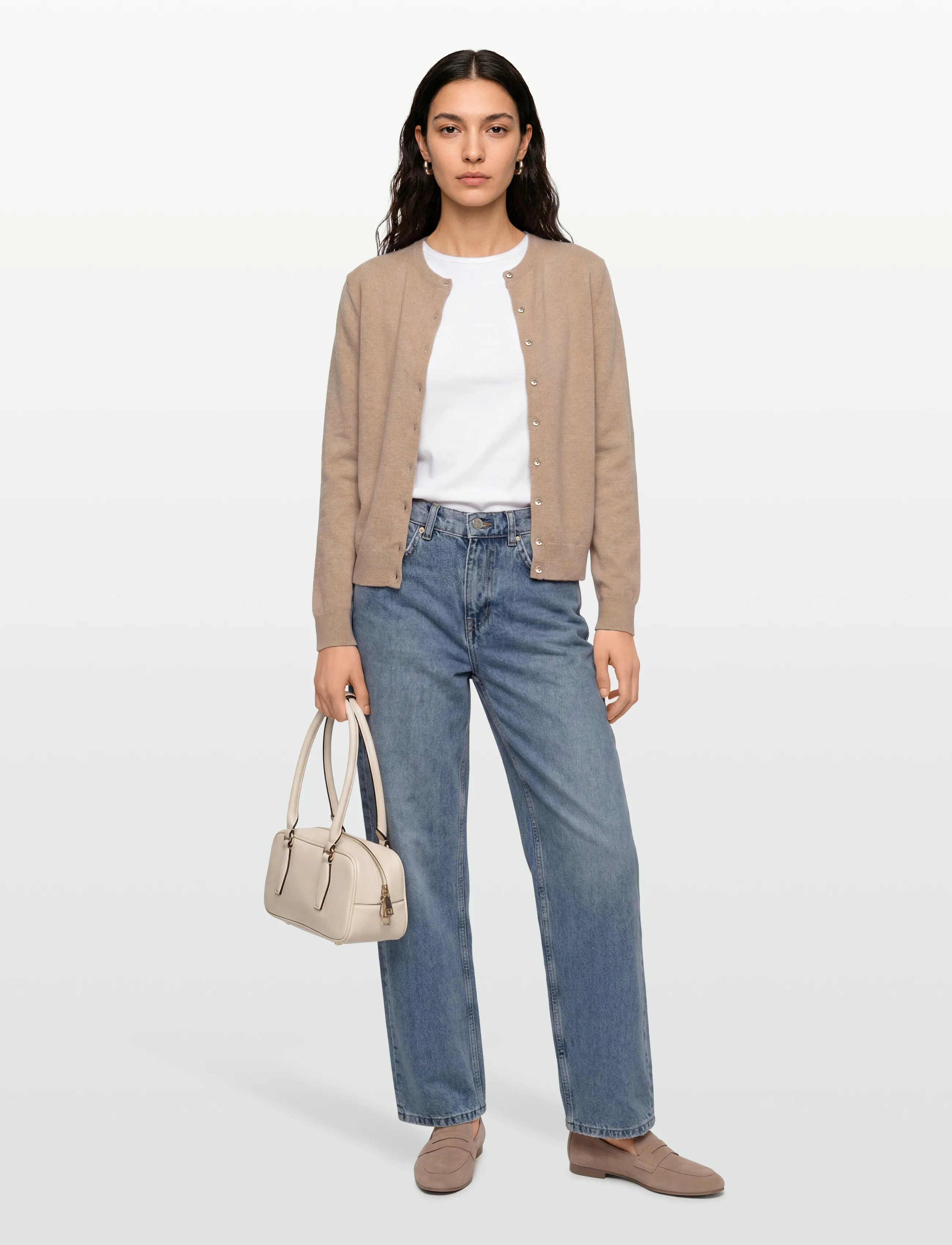 United Colors of Benetton - L/S SWEATER - muotitrendit - beige - 0