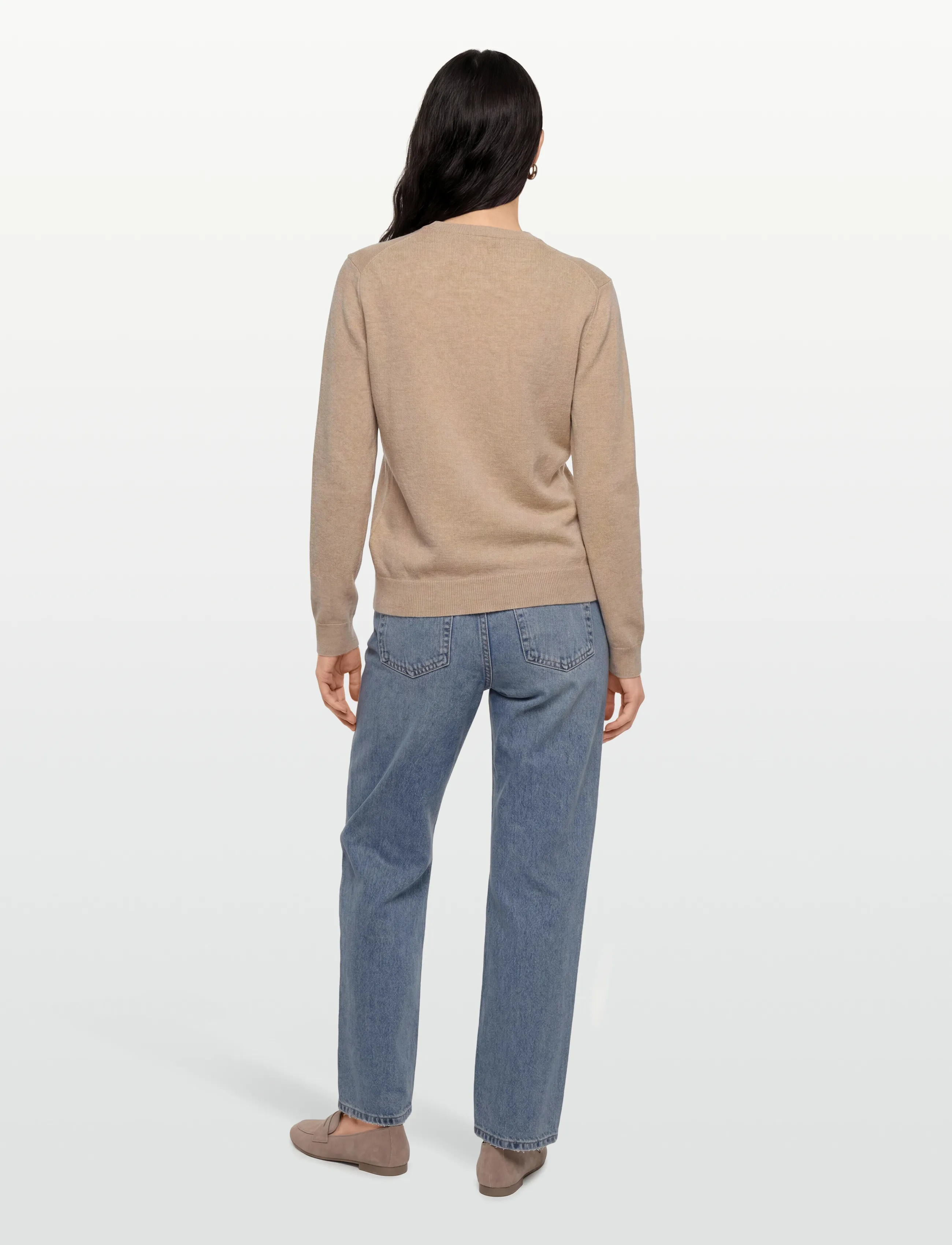 United Colors of Benetton - L/S SWEATER - muotitrendit - beige - 4