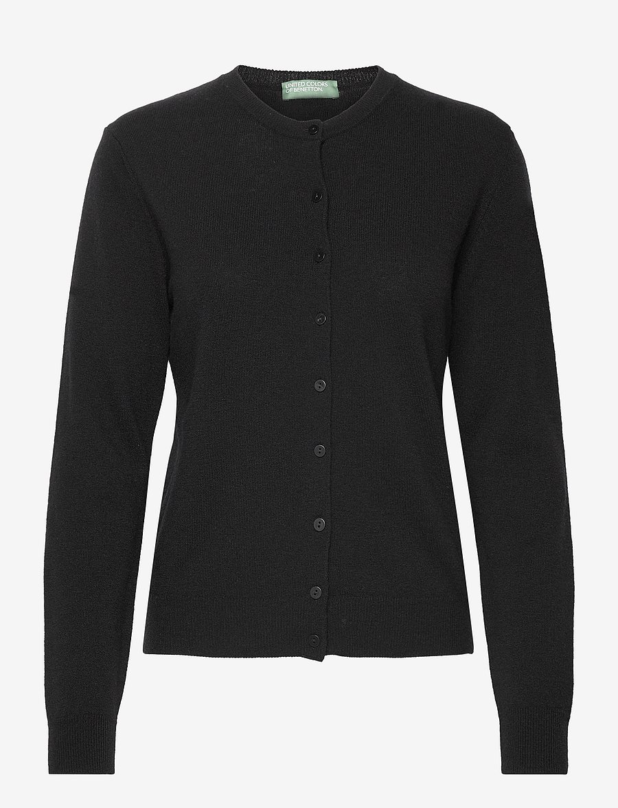 United Colors of Benetton - L/S SWEATER - koftor - black - 0