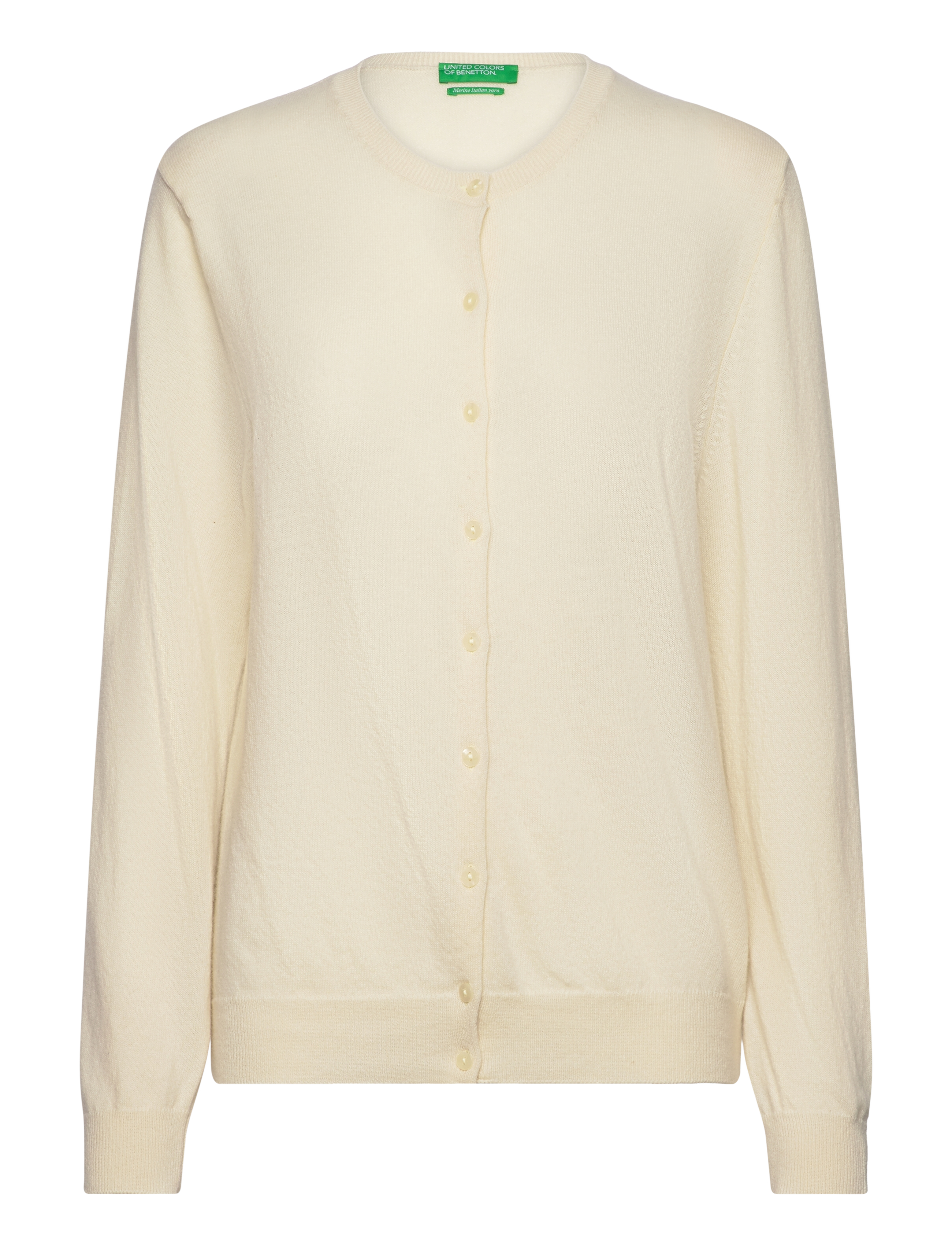 United Colors of Benetton L/S SWEATER - Cardigans - CREAM / cream
