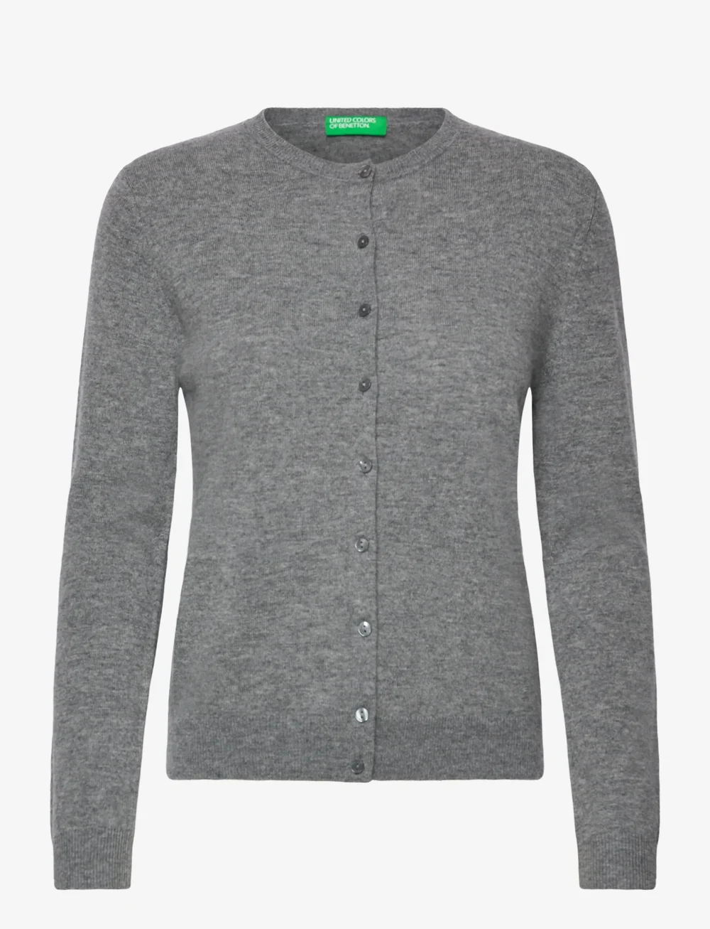 United Colors of Benetton - L/S SWEATER - cardigans - grey - 0