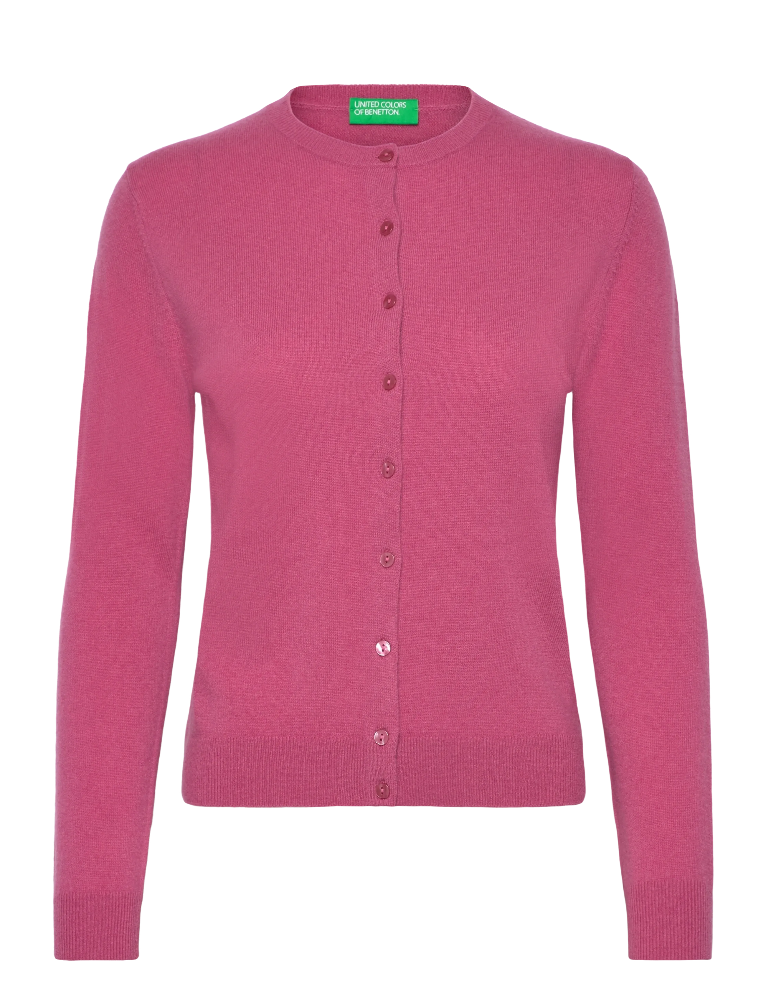 United Colors of Benetton L/S SWEATER - Cardigans - PINK / pink/rose