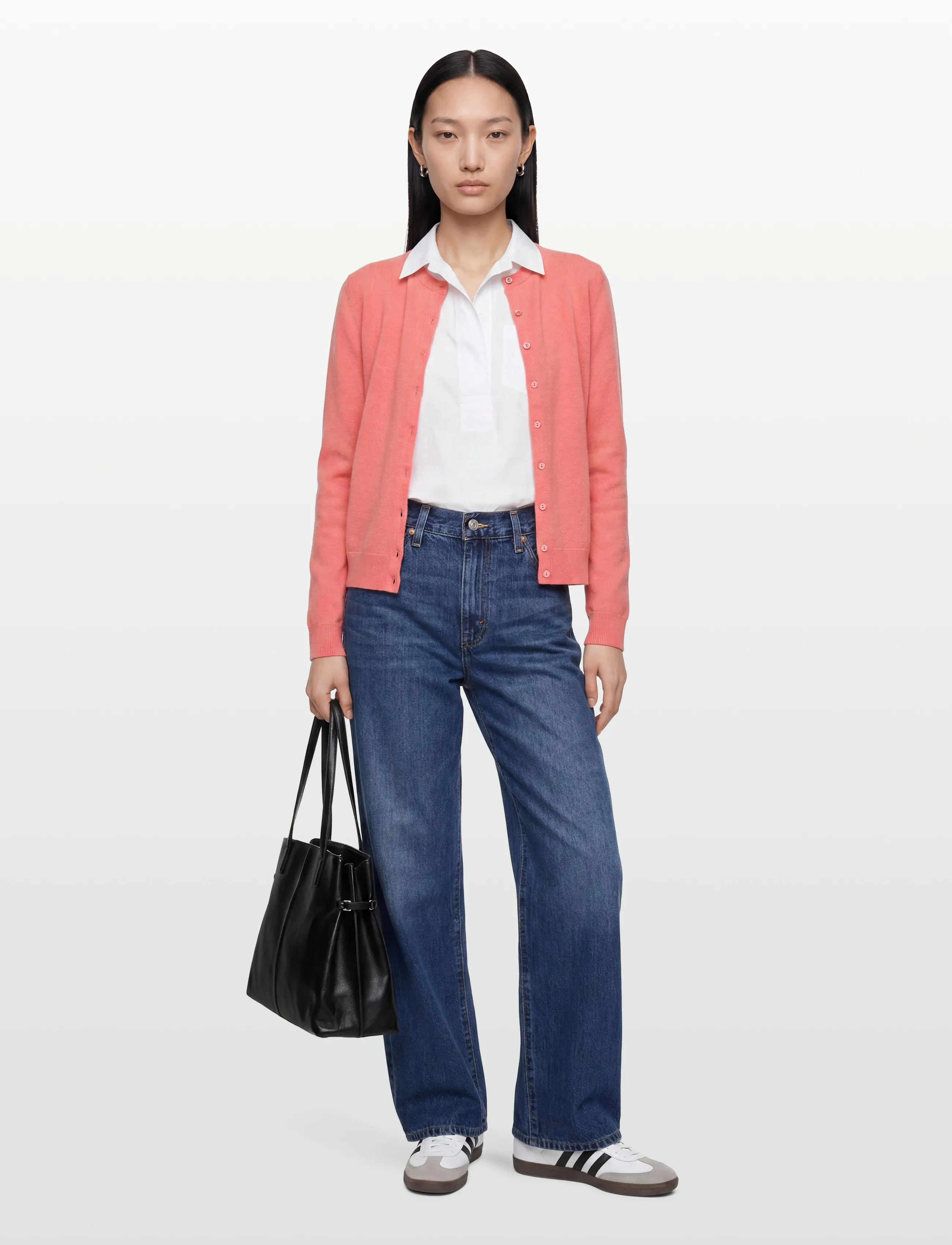 United Colors of Benetton - L/S SWEATER - cardigans - pink - 0