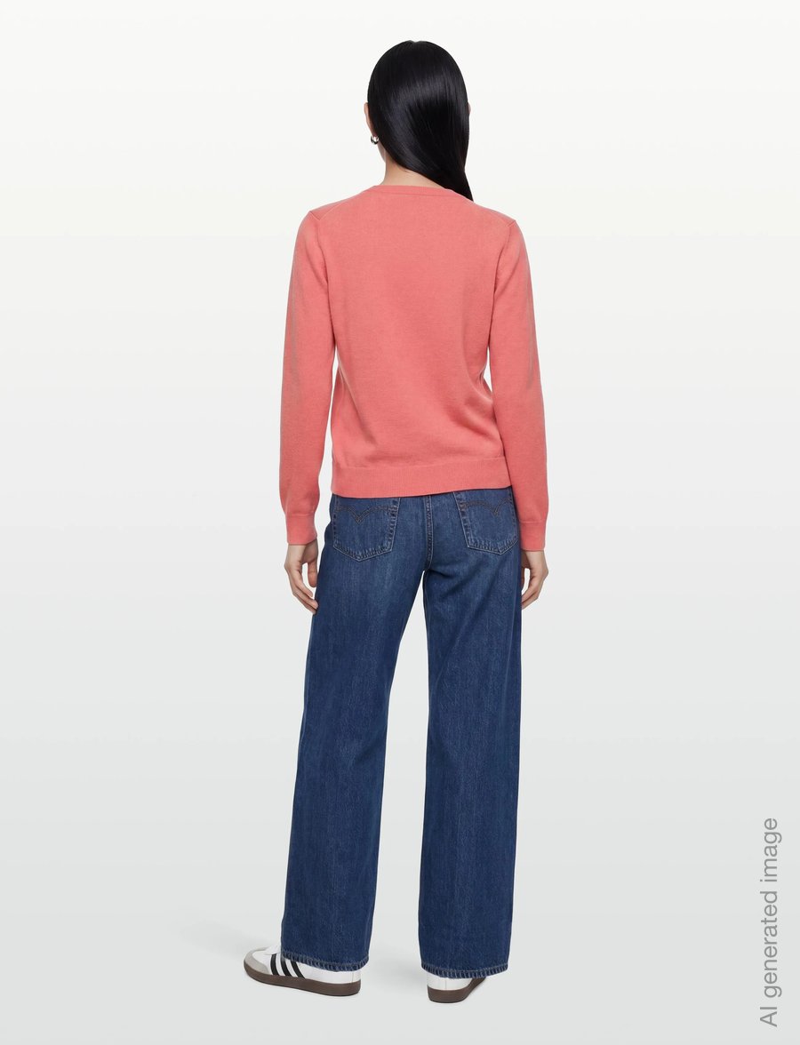 United Colors of Benetton - L/S SWEATER - cardigans - pink - 4