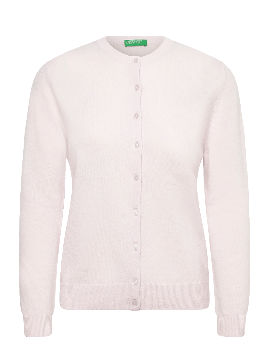United Colors of Benetton - L/S SWEATER - kardiganid - pink - 1