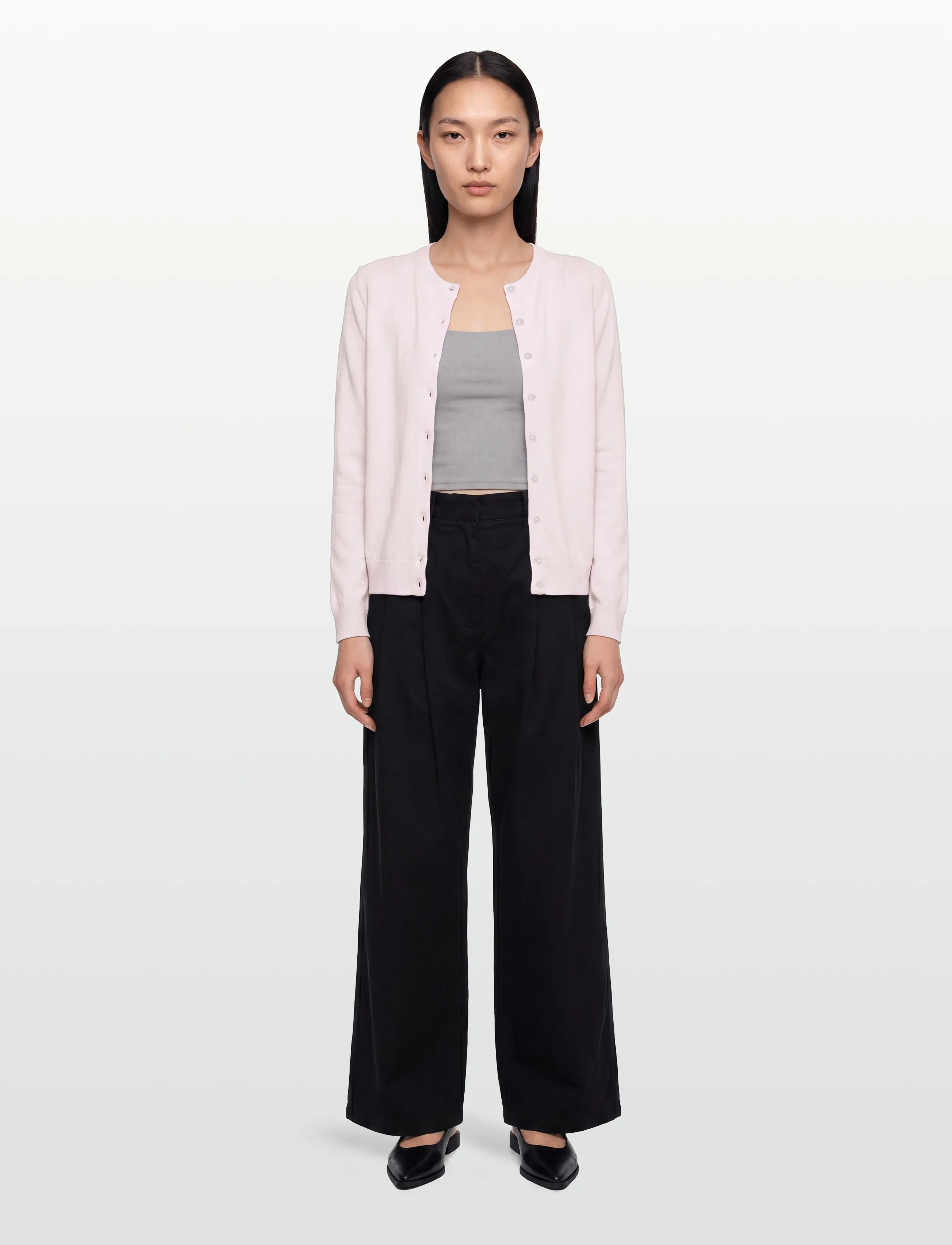 United Colors of Benetton - L/S SWEATER - cardigans - pink - 0