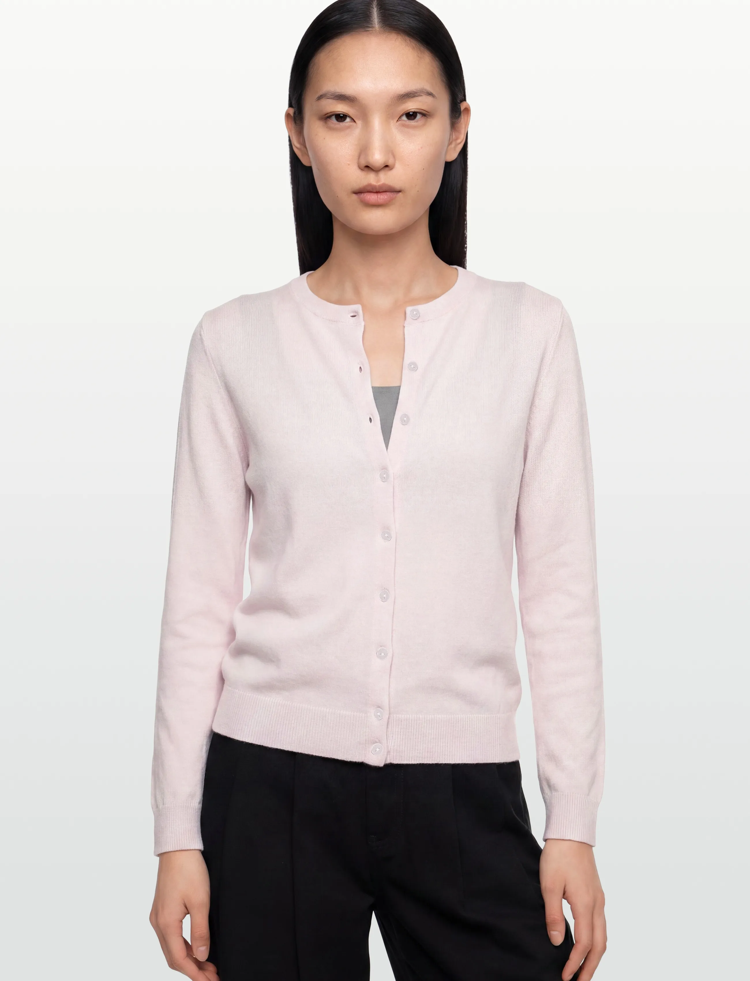 United Colors of Benetton - L/S SWEATER - cardigans - pink - 3