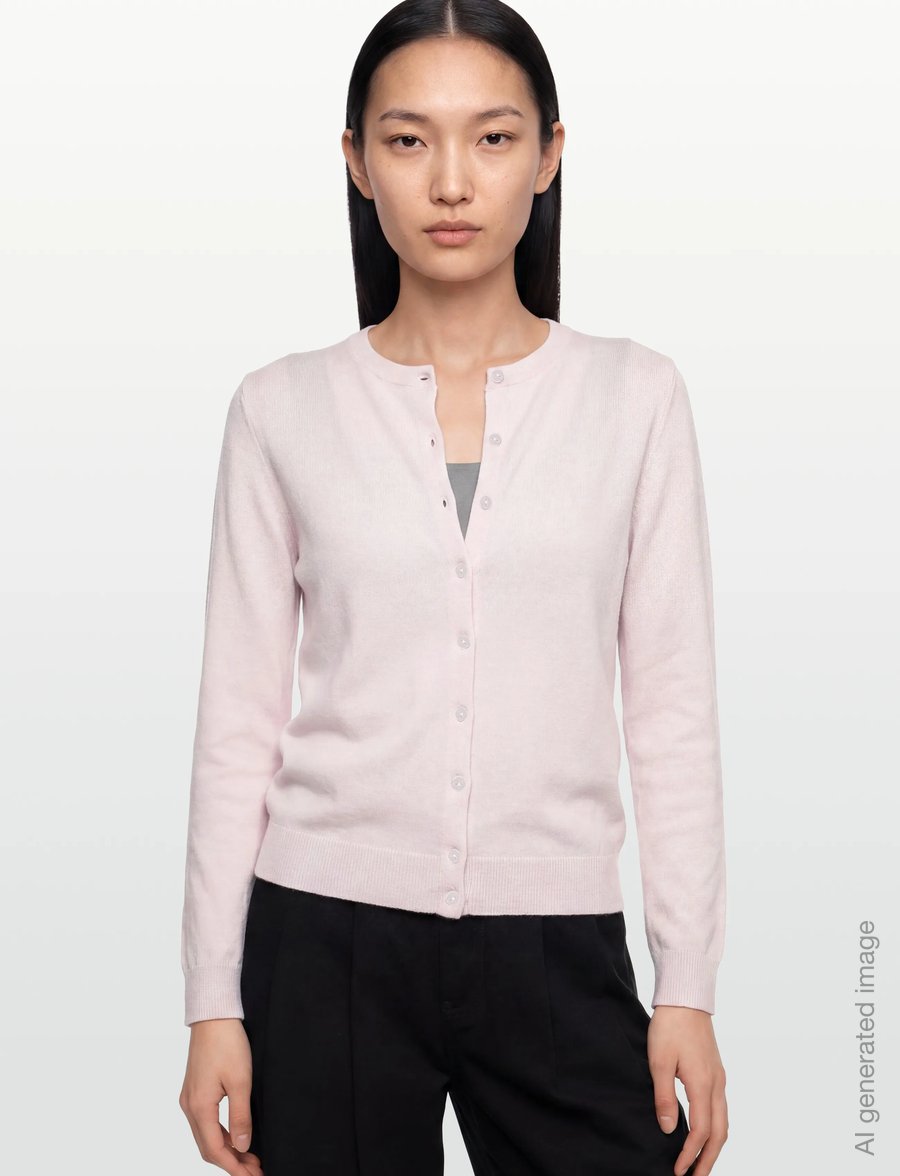 United Colors of Benetton - L/S SWEATER - kardiganid - pink - 3