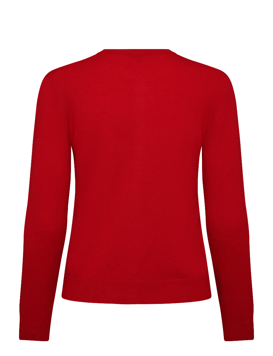 United Colors of Benetton - L/S SWEATER - kardiganid - red - 1