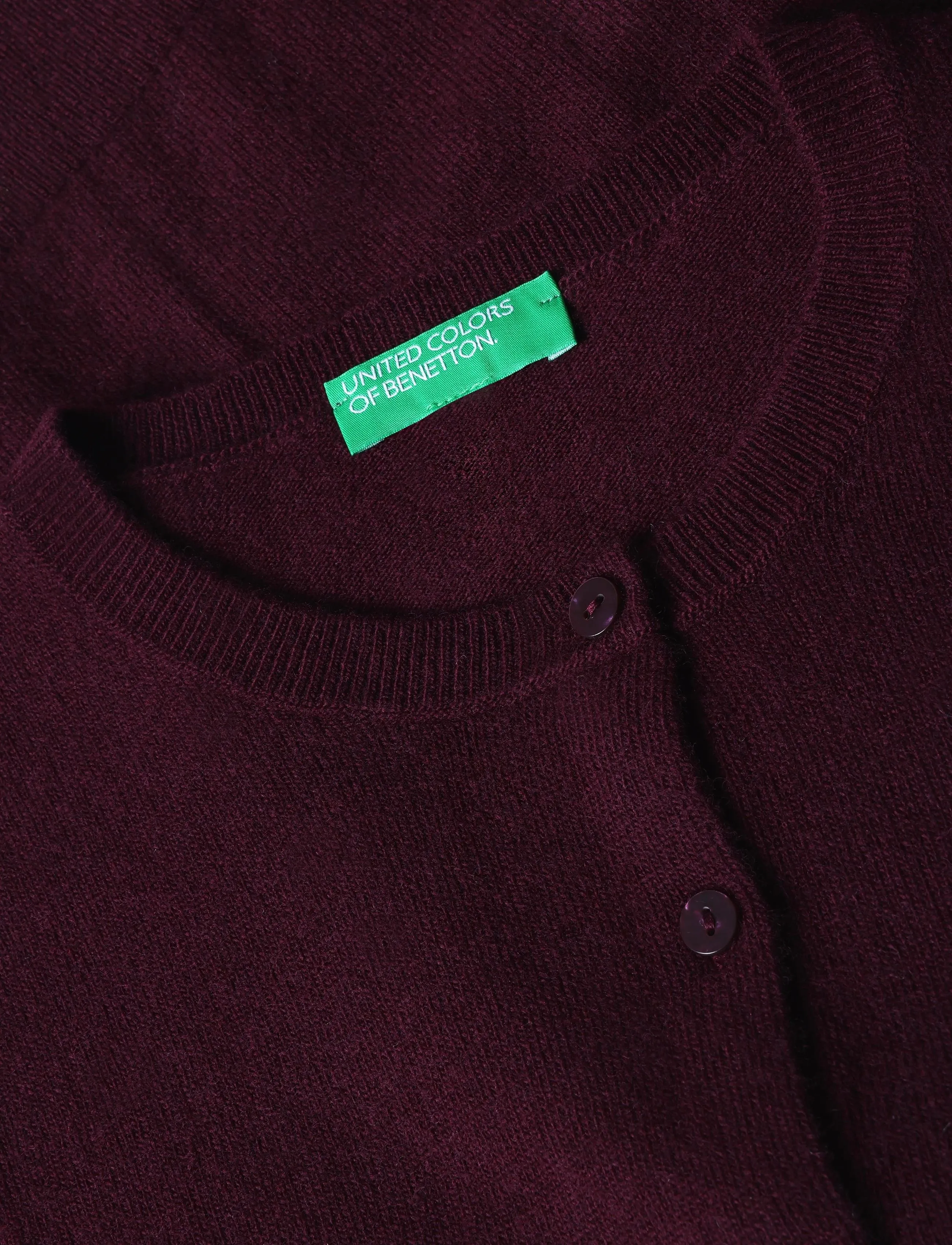 United Colors of Benetton - L/S SWEATER - cardigans - violet - 2