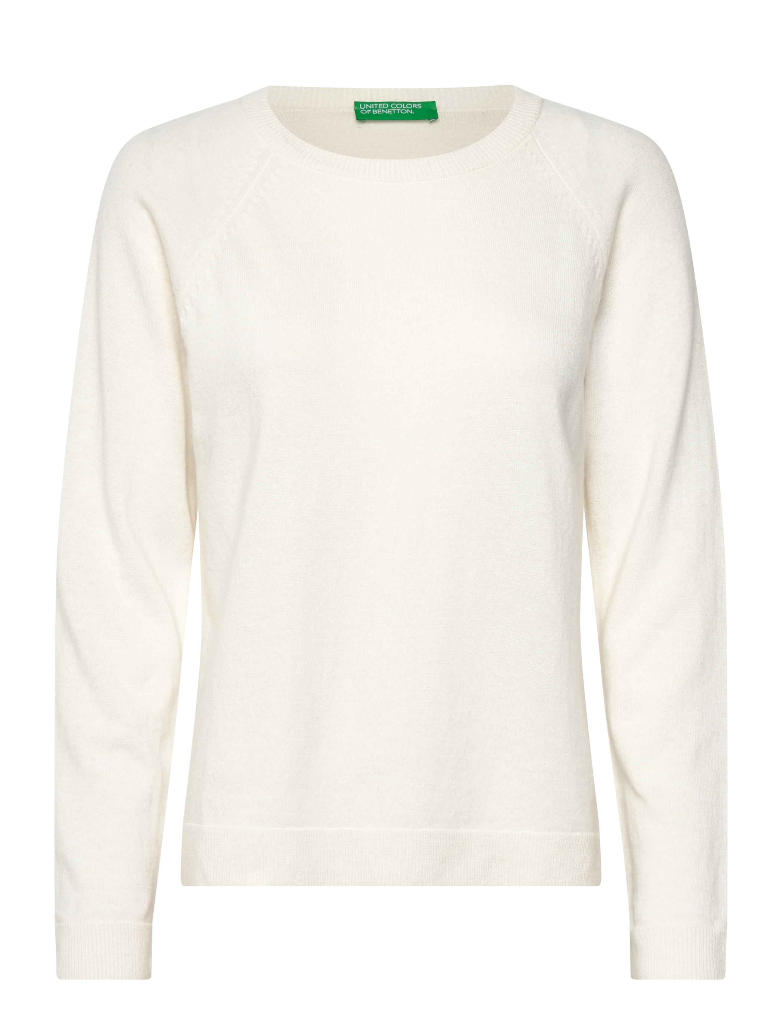 United Colors of Benetton SWEATER L/S - Cashmere - WHITE / cream