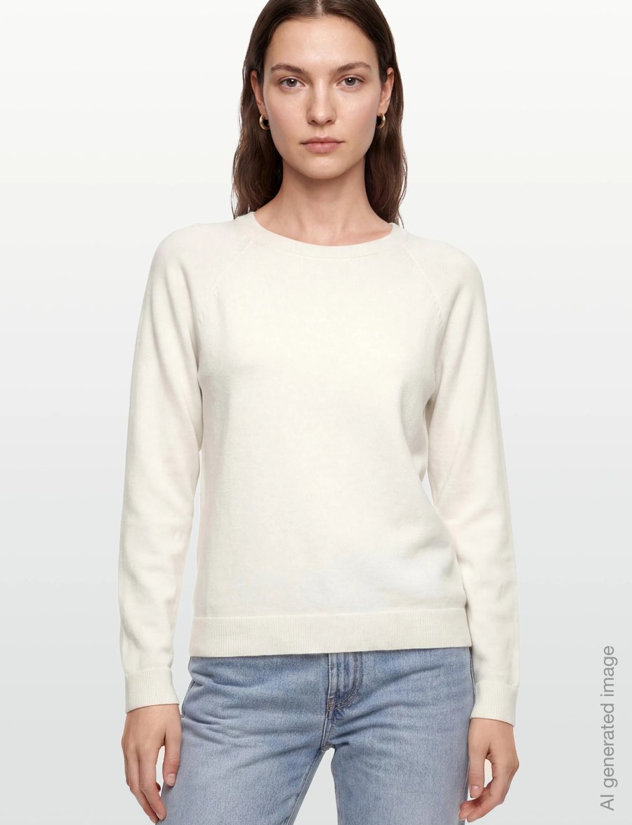United Colors of Benetton - SWEATER L/S - stickade tröjor - white - 3