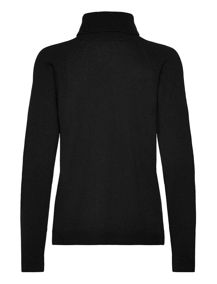 United Colors of Benetton - TURTLE NECK SWEATER - rullekraver - black - 2
