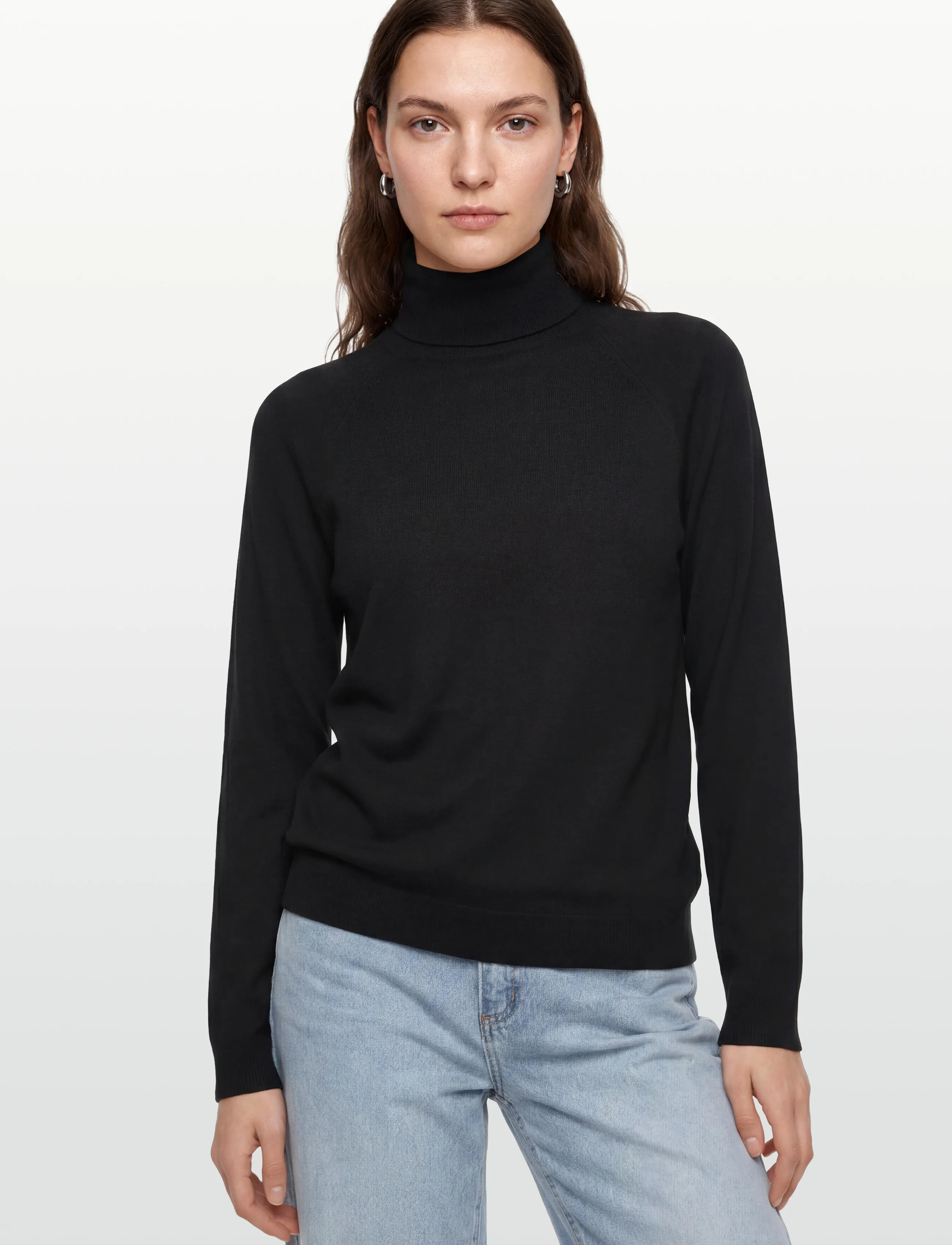 United Colors of Benetton - TURTLE NECK SWEATER - rollkragenpullover - black - 3