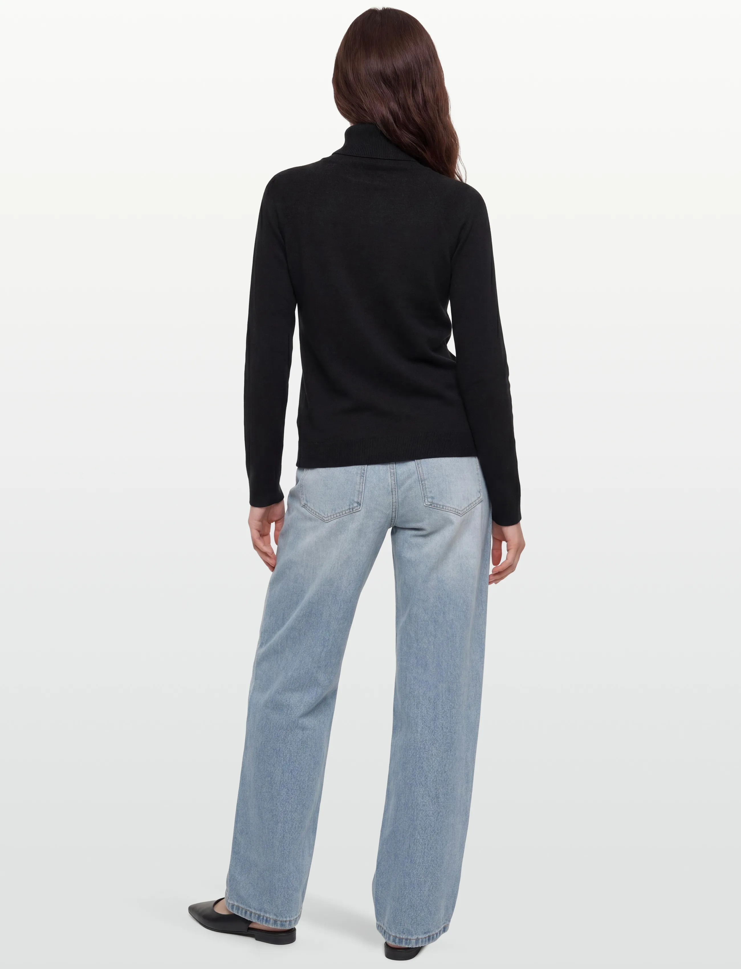 United Colors of Benetton - TURTLE NECK SWEATER - rollkragenpullover - black - 4