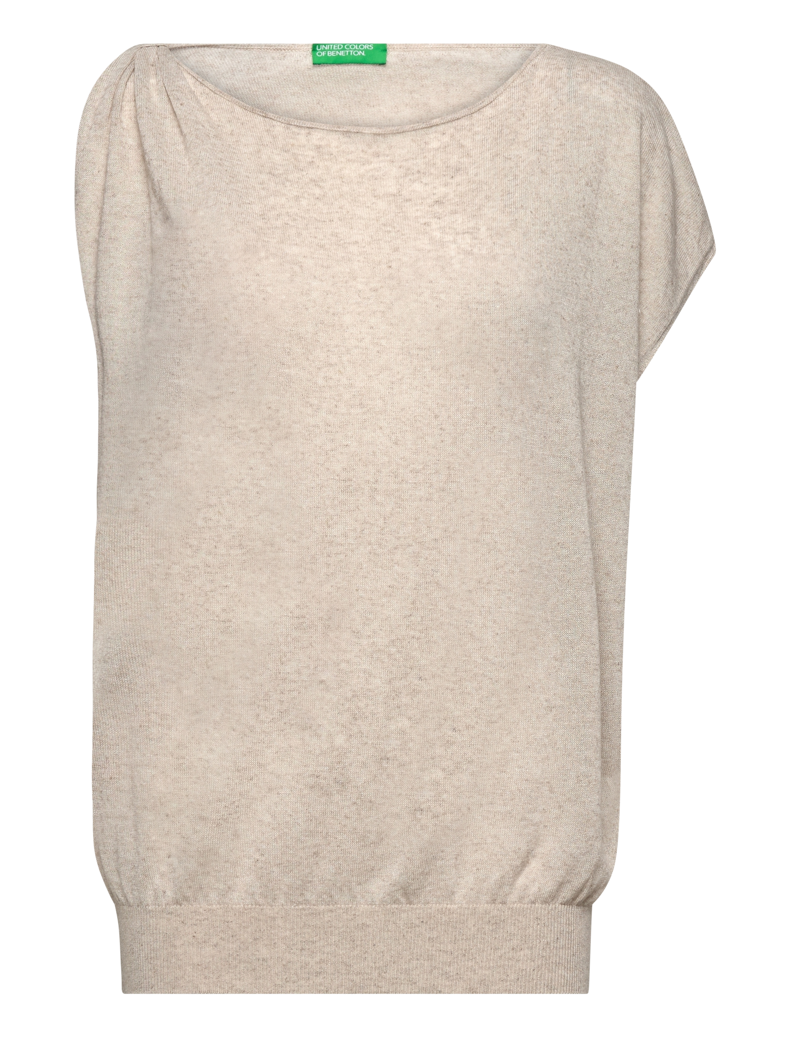 United Colors of Benetton BOAT-NECK SWEATER. - Pullover - BEIGE / white