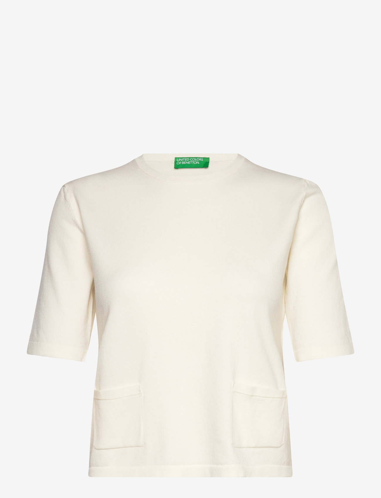 United Colors of Benetton - SWEATER - stickade tröjor - white - 0