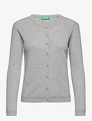 United Colors of Benetton - L/S SWEATER - cardigans - grey - 0