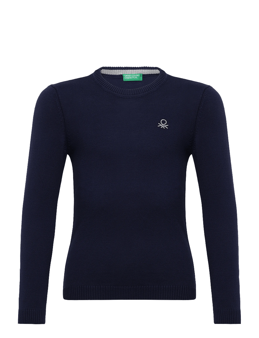 United Colors of Benetton - SWEATER L/S - stickade tröjor - blue - 0