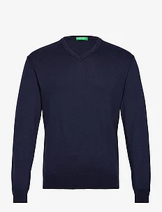V NECK SWEATER L/S, United Colors of Benetton