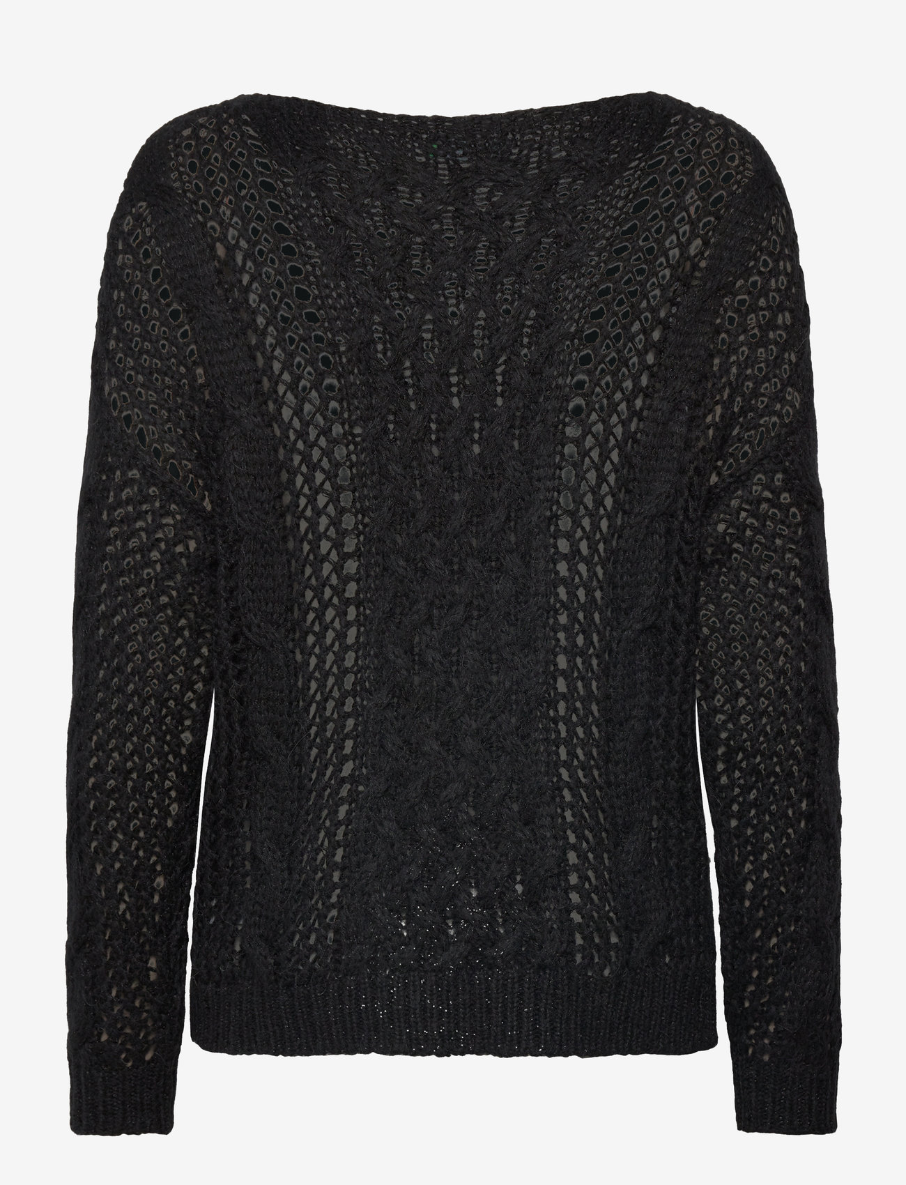 United Colors of Benetton - SWEATER L/S - striktrøjer - black - 1