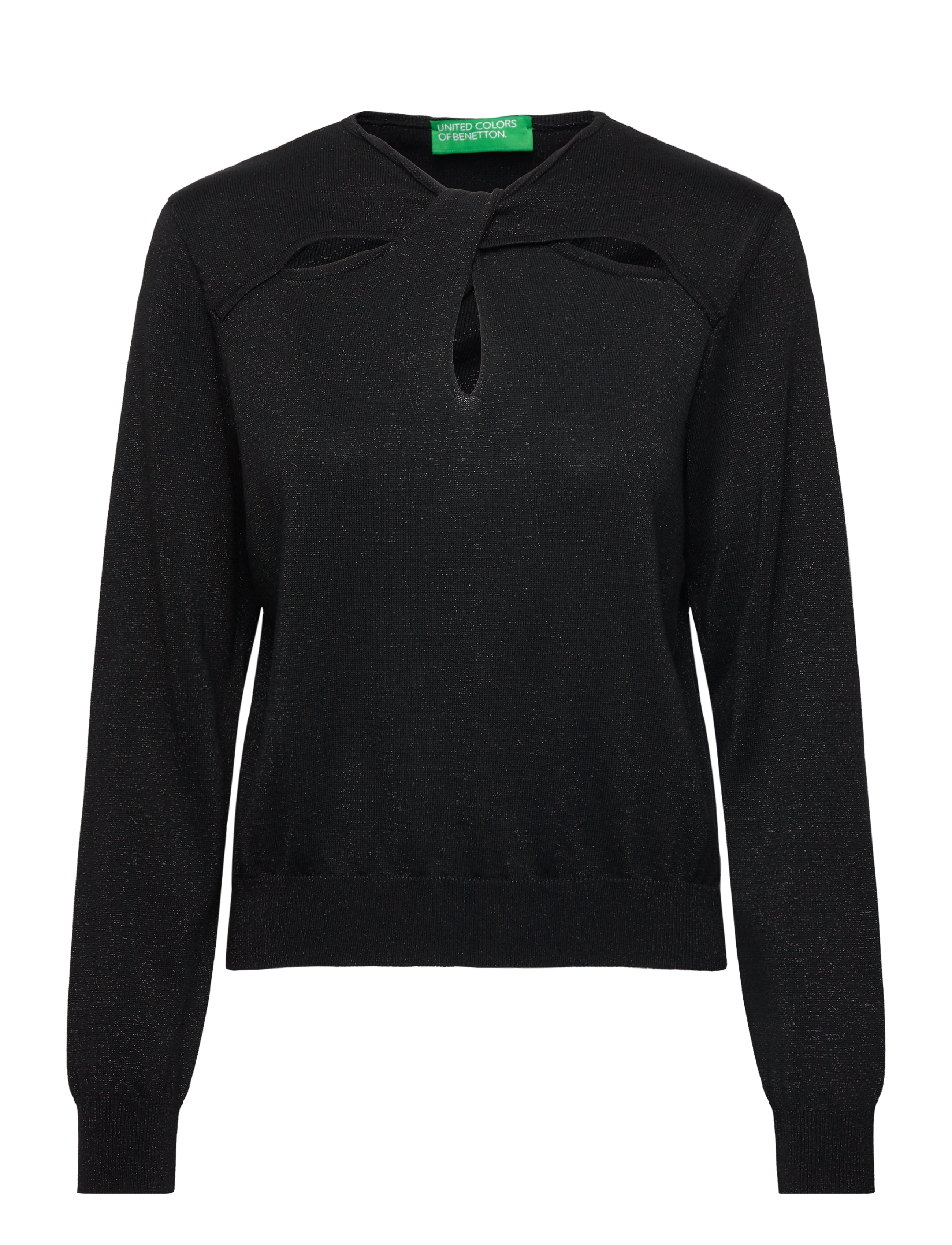 United Colors of Benetton SWEATER L/S - Pullover - BLACK / black