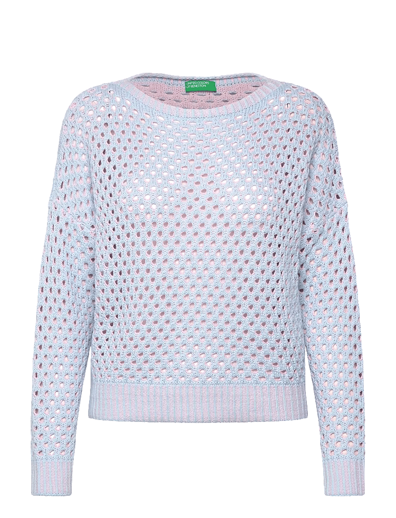 United Colors of Benetton - BOAT-NECK SWEAT.L/S - sviitrid - blue - 0