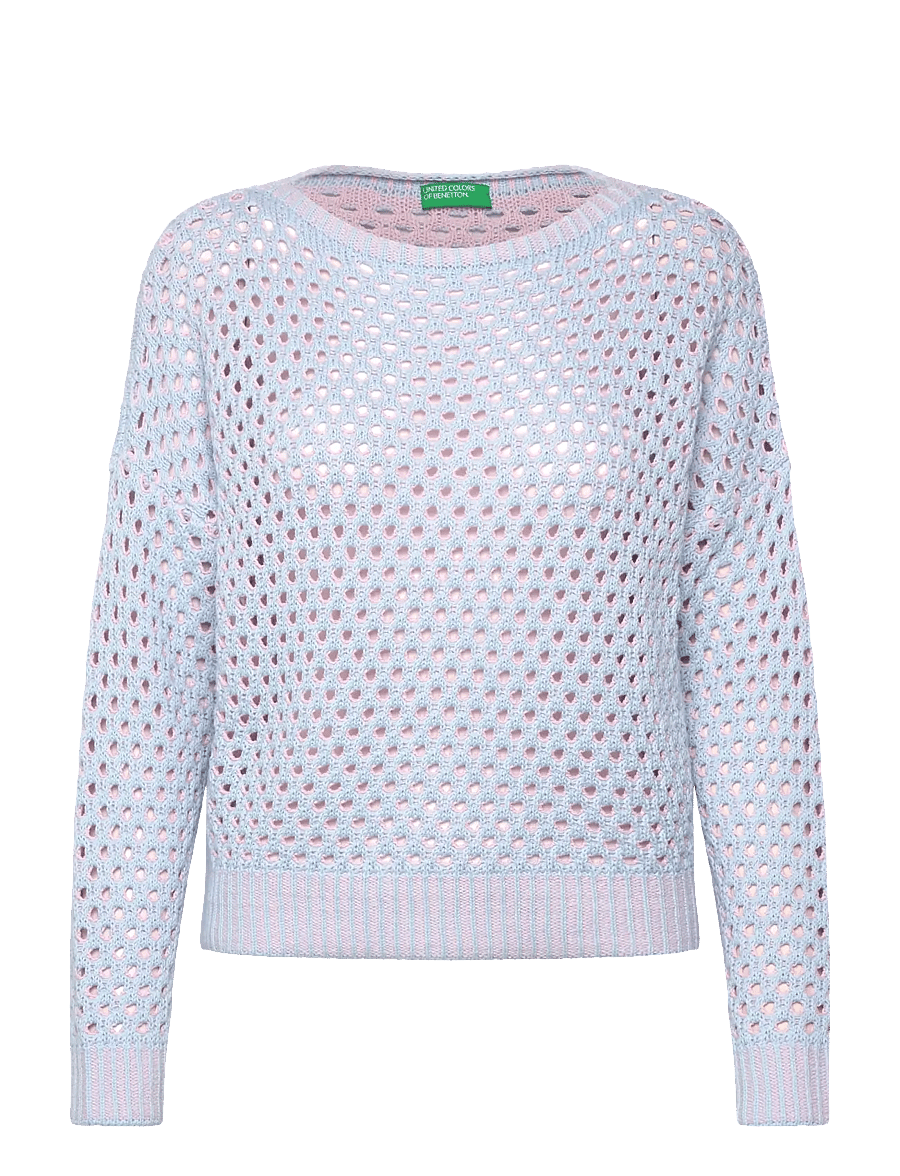 United Colors of Benetton - BOAT-NECK SWEAT.L/S - pulls - blue - 0
